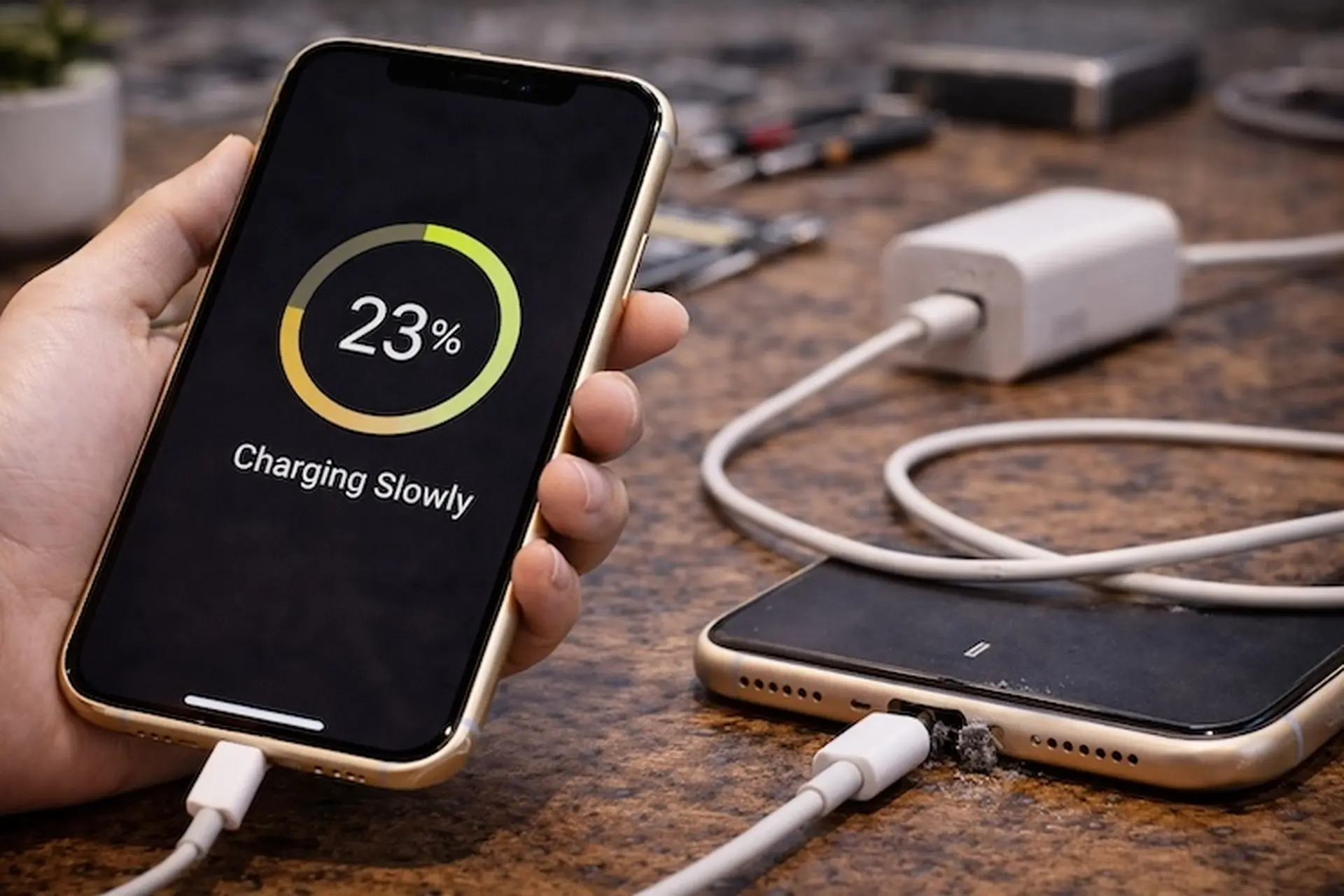 iPhone sạc chậm: Nguyên nhân và 12 cách khắc phục hiệu quả, dễ thực hiện