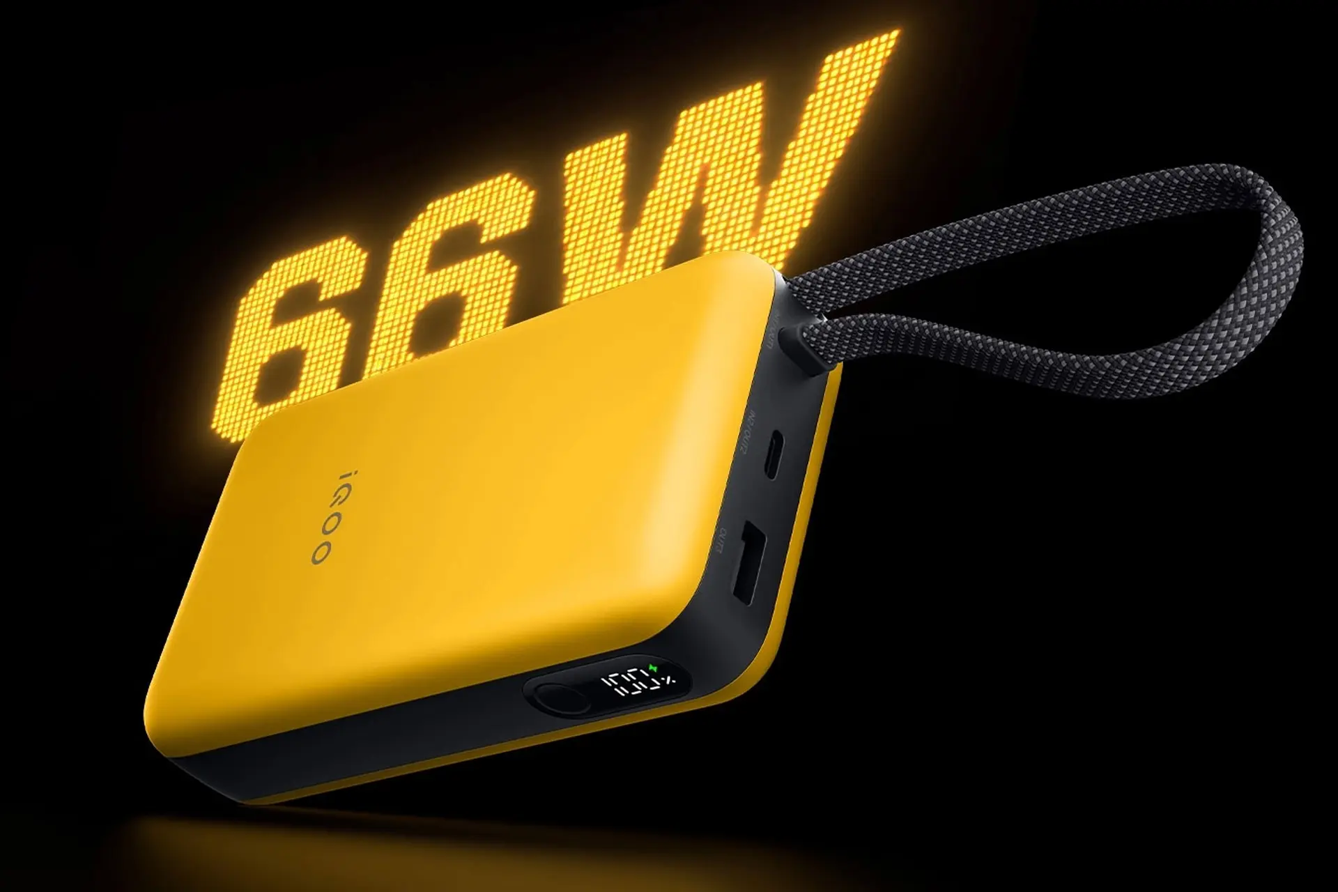 iQOO ra mắt sạc dự phòng 20.000 mAh: Cân 3 thiết bị cùng lúc, tích hợp sẵn cáp USB-C