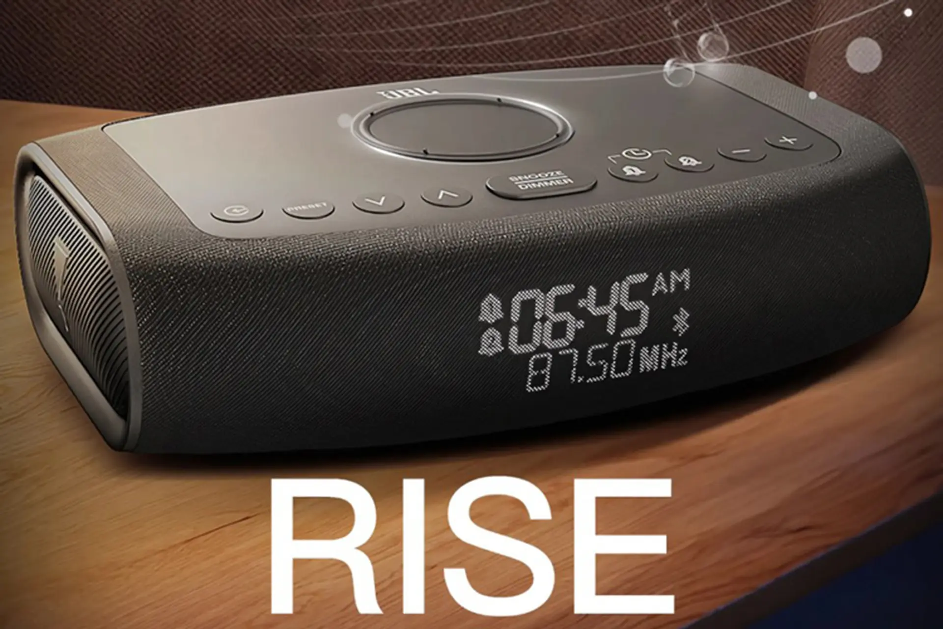 JBL ra mắt đồng hồ báo thức và loa Bluetooth Rise tại Trung Quốc với giá 999 NDT (khoảng 3.5 triệu đồng)