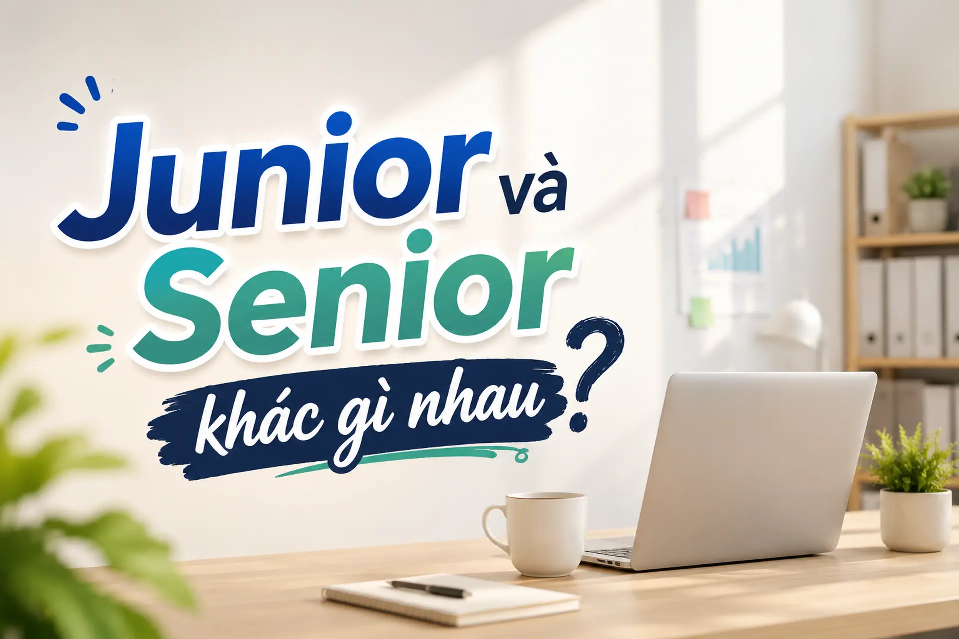 Junior và Senior khác gì nhau? Phân biệt vai trò, kỹ năng và kinh nghiệm trong công việc