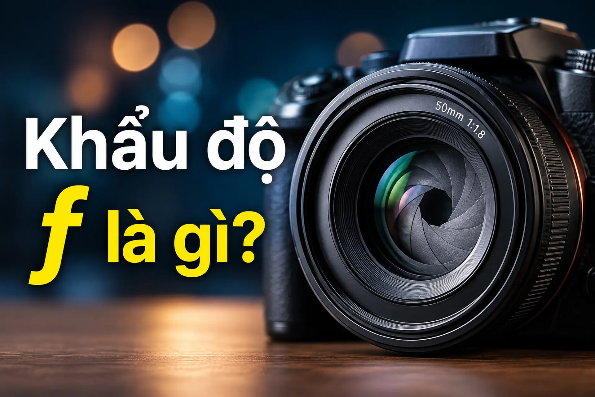 Khẩu độ f là gì? Tìm hiểu ý nghĩa, cách hoạt động và ứng dụng khẩu độ f trong nhiếp ảnh