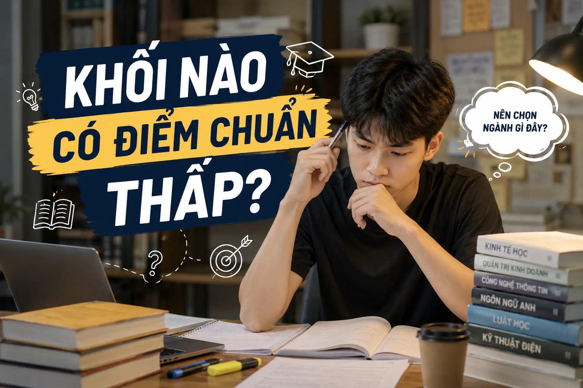 Khối nào có điểm chuẩn thấp? Cân nhắc đúng để mở rộng cơ hội vào đại học