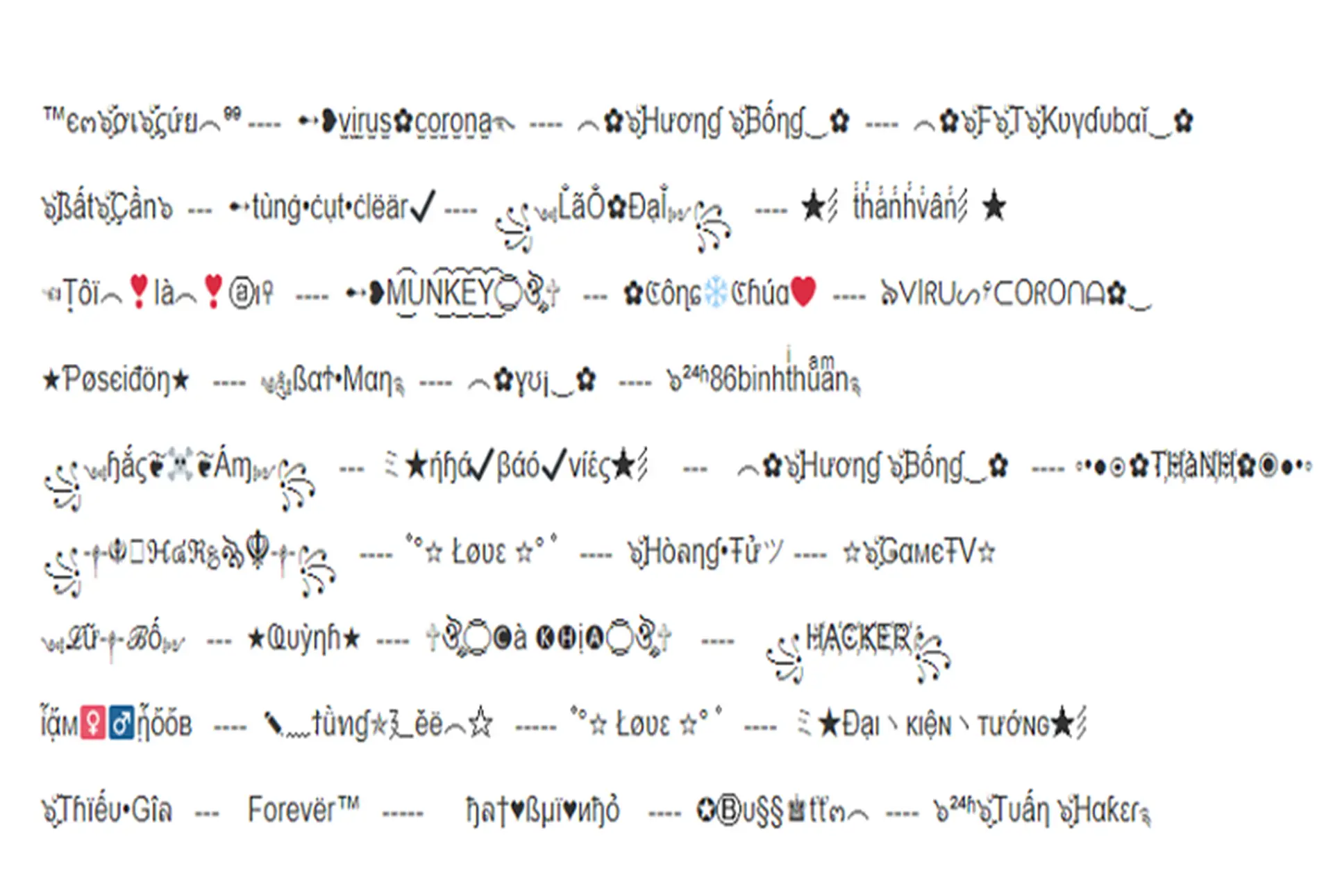 Kí tự đặc biệt FO4 – Mách bạn bí quyết đặt tên FIFA Online 4 cực chất mà mọi game thủ luôn ao ước