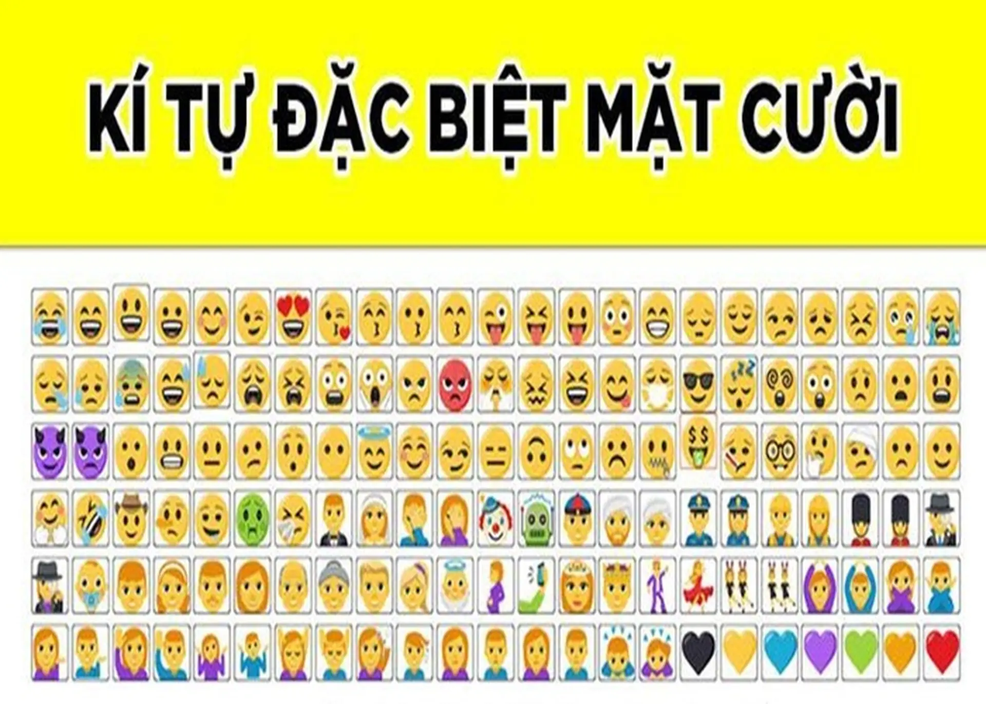 Tổng hợp kí tự đặc biệt mặt cười đang thịnh hành biểu thị cảm xúc vui vẻ, siêu dễ thương