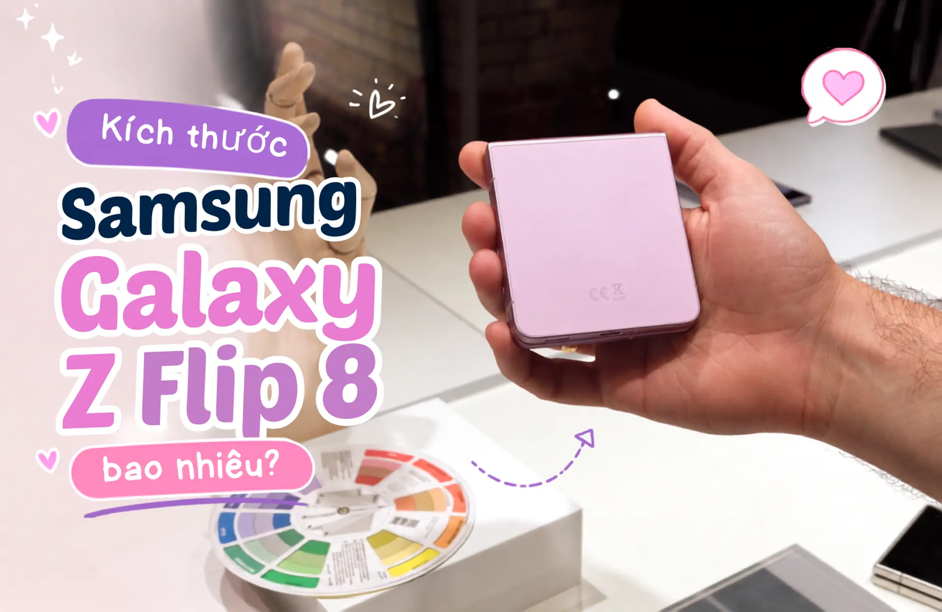 Kích thước Samsung Galaxy Z Flip 8 bao nhiêu? So sánh với Galaxy Z Flip 7 và Flip 6