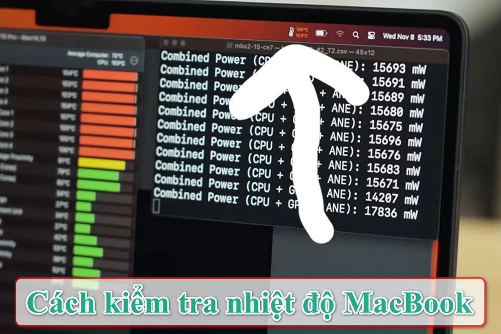 Cách kiểm tra nhiệt độ MacBook chuẩn xác để tránh nóng máy và giảm hiệu năng