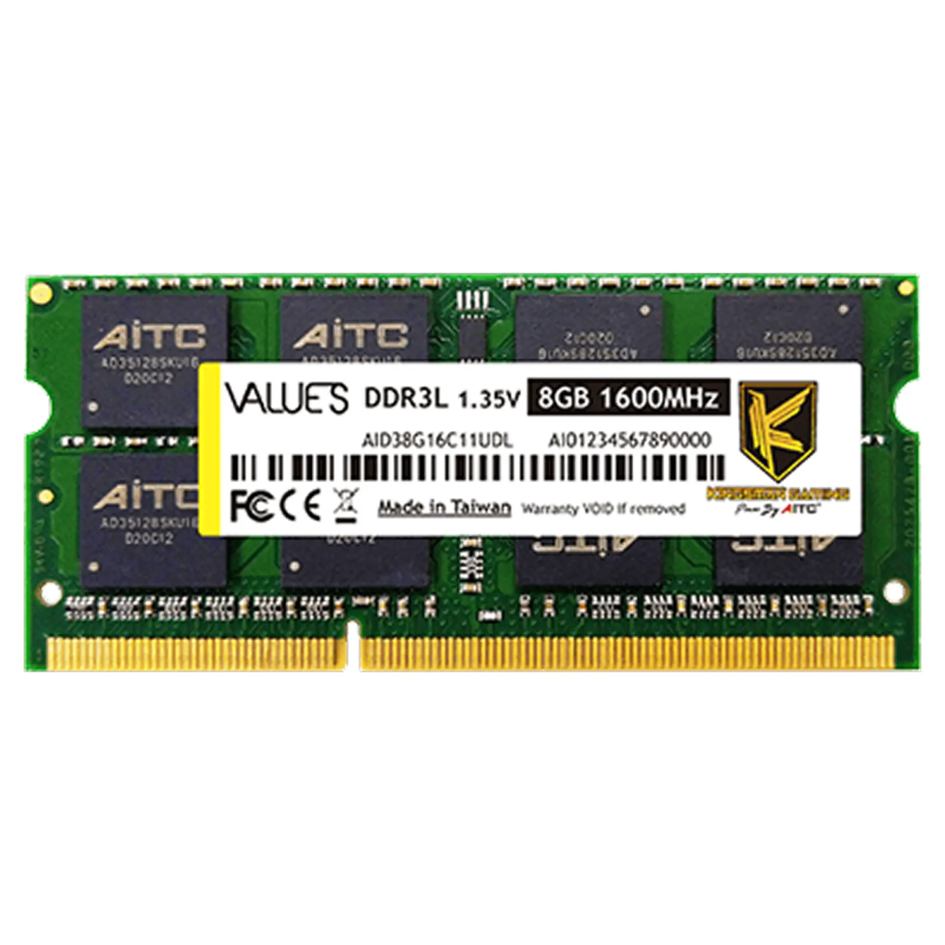 RAM laptop Kingsman by AITC 8GB DDR3L 1600MHz KSD38G16C11SOL