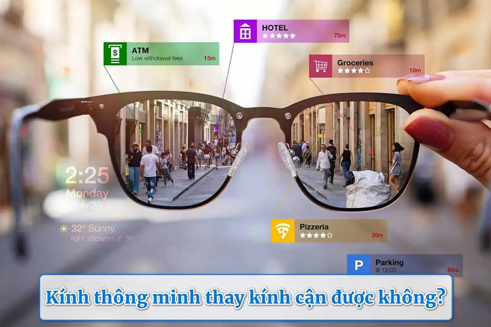 Kính thông minh thay kính cận được không? Sự thật có thể khiến nhiều người bất ngờ