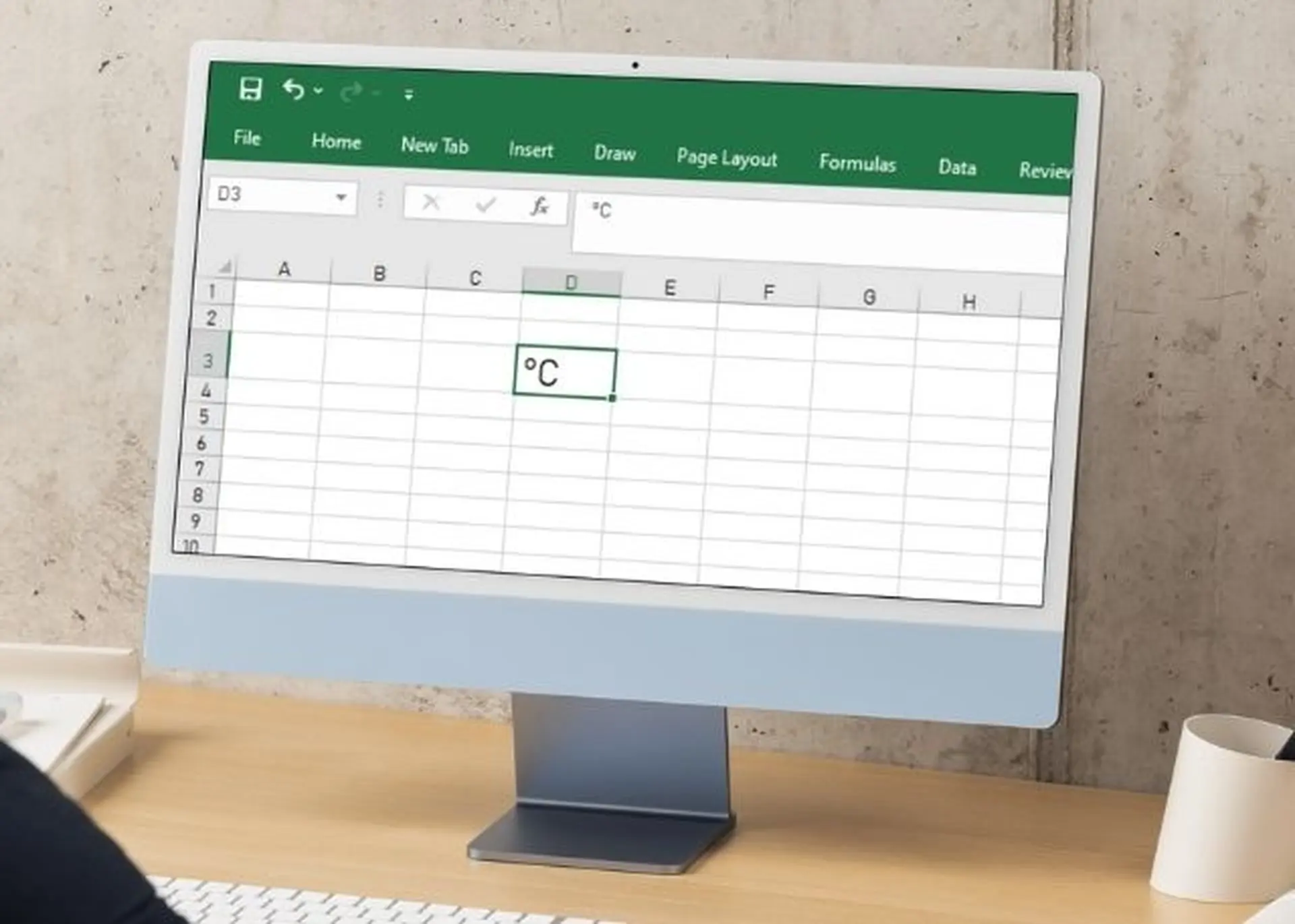 Cách chèn ký hiệu độ trong Excel bằng phím tắt, Symbol và Superscript dành cho người mới