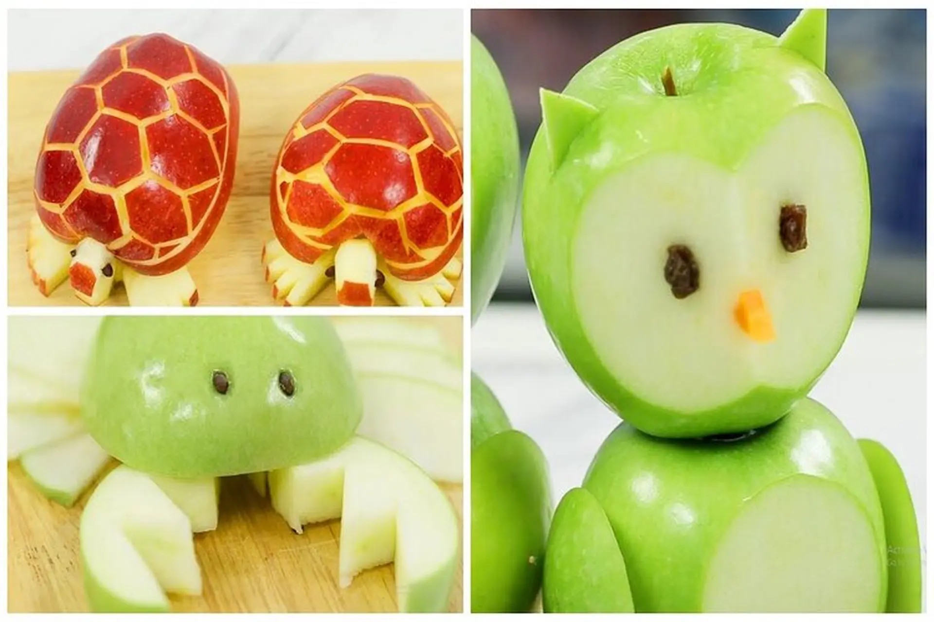 Hướng dẫn những cách làm con vật từ rau củ quả độc đáo trang trí cho các bữa tiệc gia đình