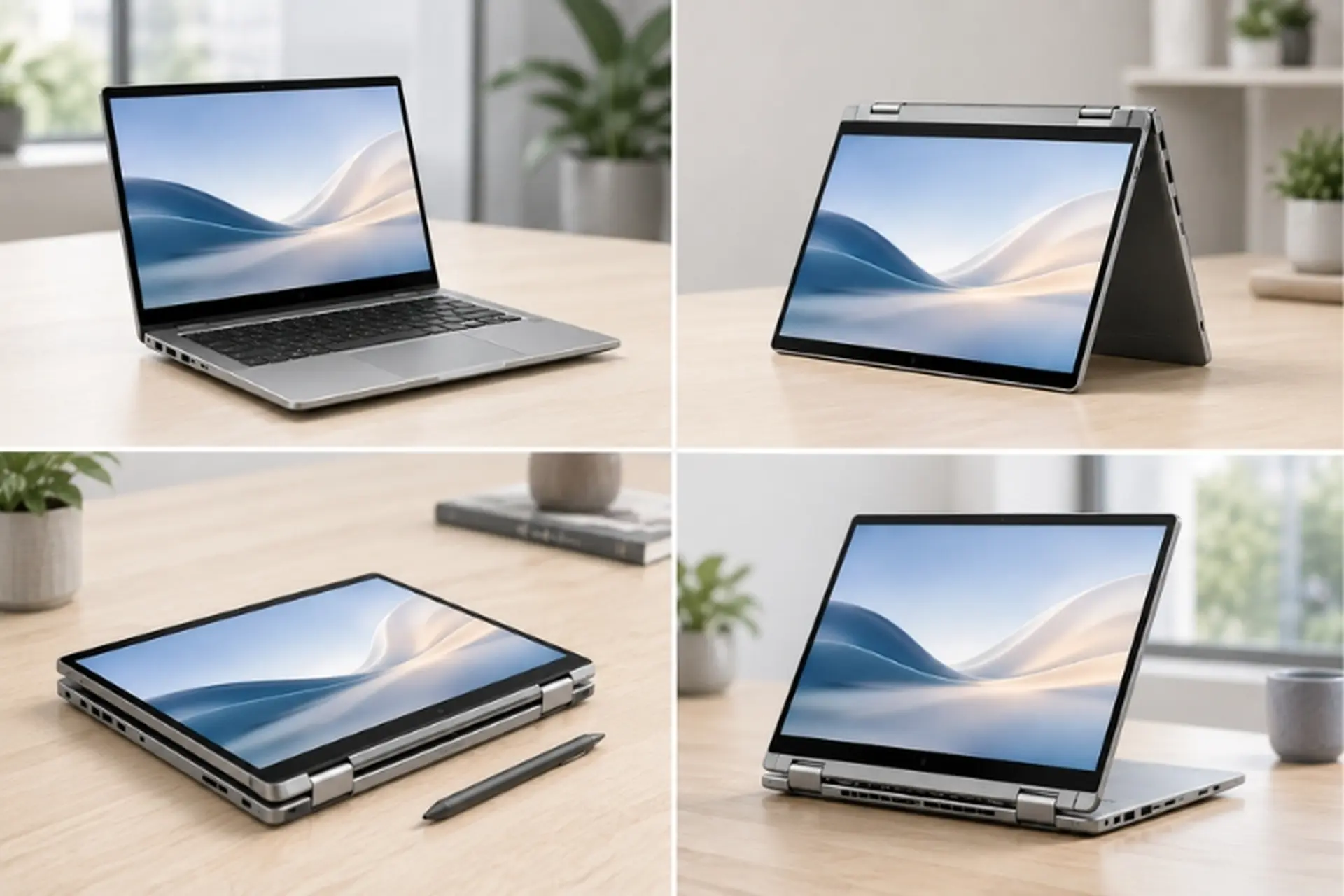 Top laptop văn phòng gập 360 độ màn hình cảm ứng đáng mua nhất cho dân công sở
