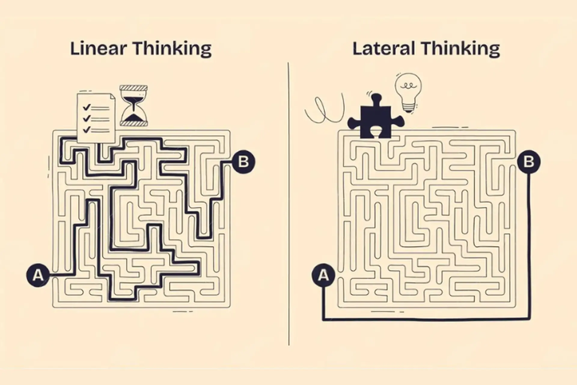 Lateral Thinking là gì? Phương pháp tư duy đột phá giúp bạn sáng tạo ngoài khuôn mẫu