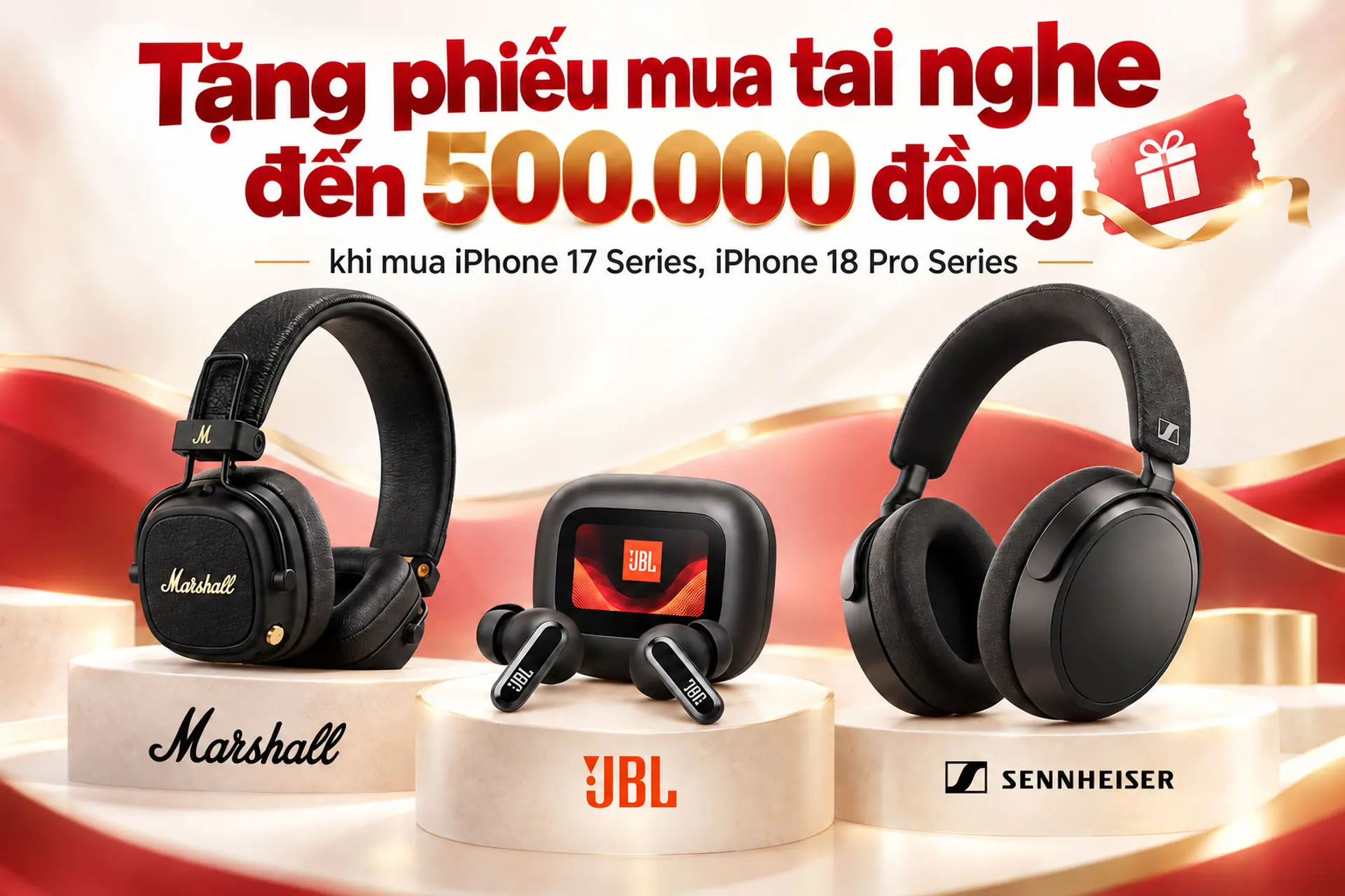Mua iPhone mới, nhận thêm ưu đãi tai nghe đến 500.000 đồng tại FPT Shop