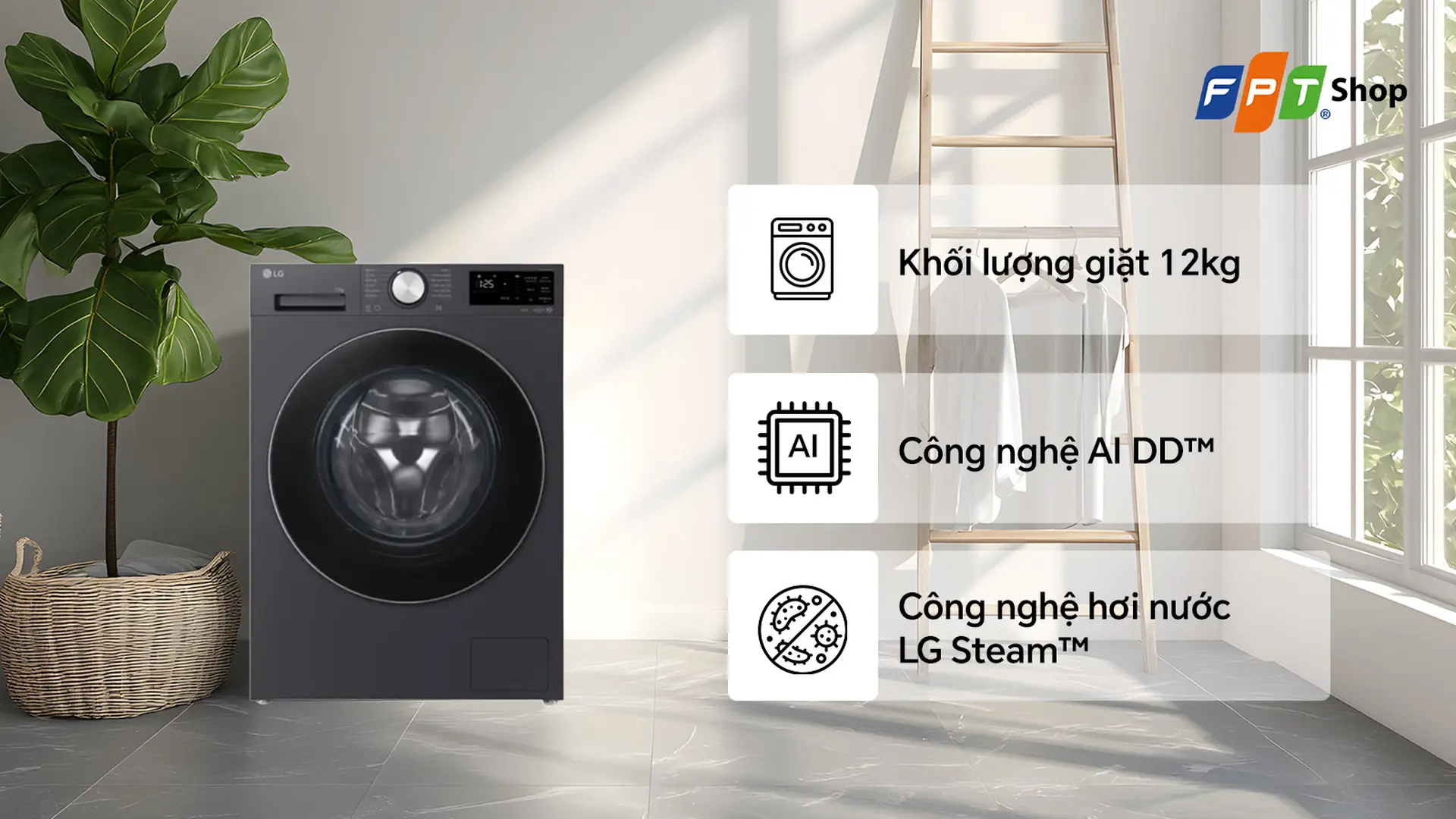 LG Inverter 12 kg FX1412N5G