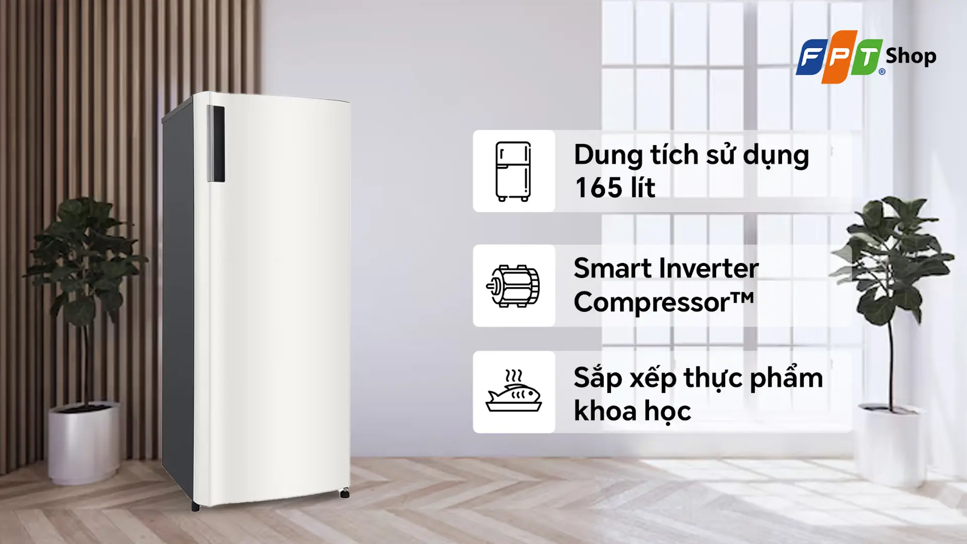 Tủ đông LG Inverter 340 lít LOF16BGM
