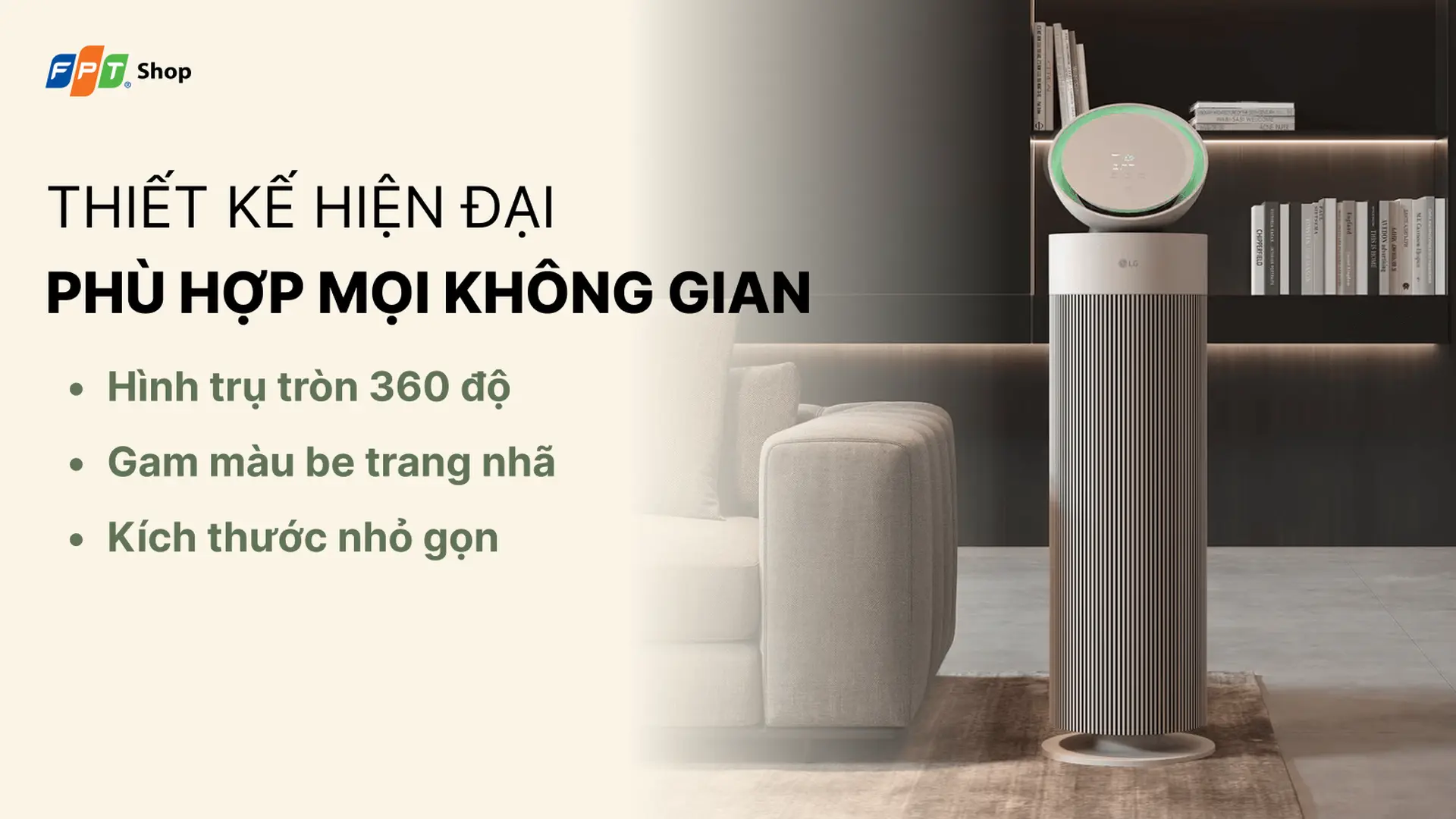 Máy lọc không khí LG PuriCare Aero Booster AS55GGSY0.ABAE 55W