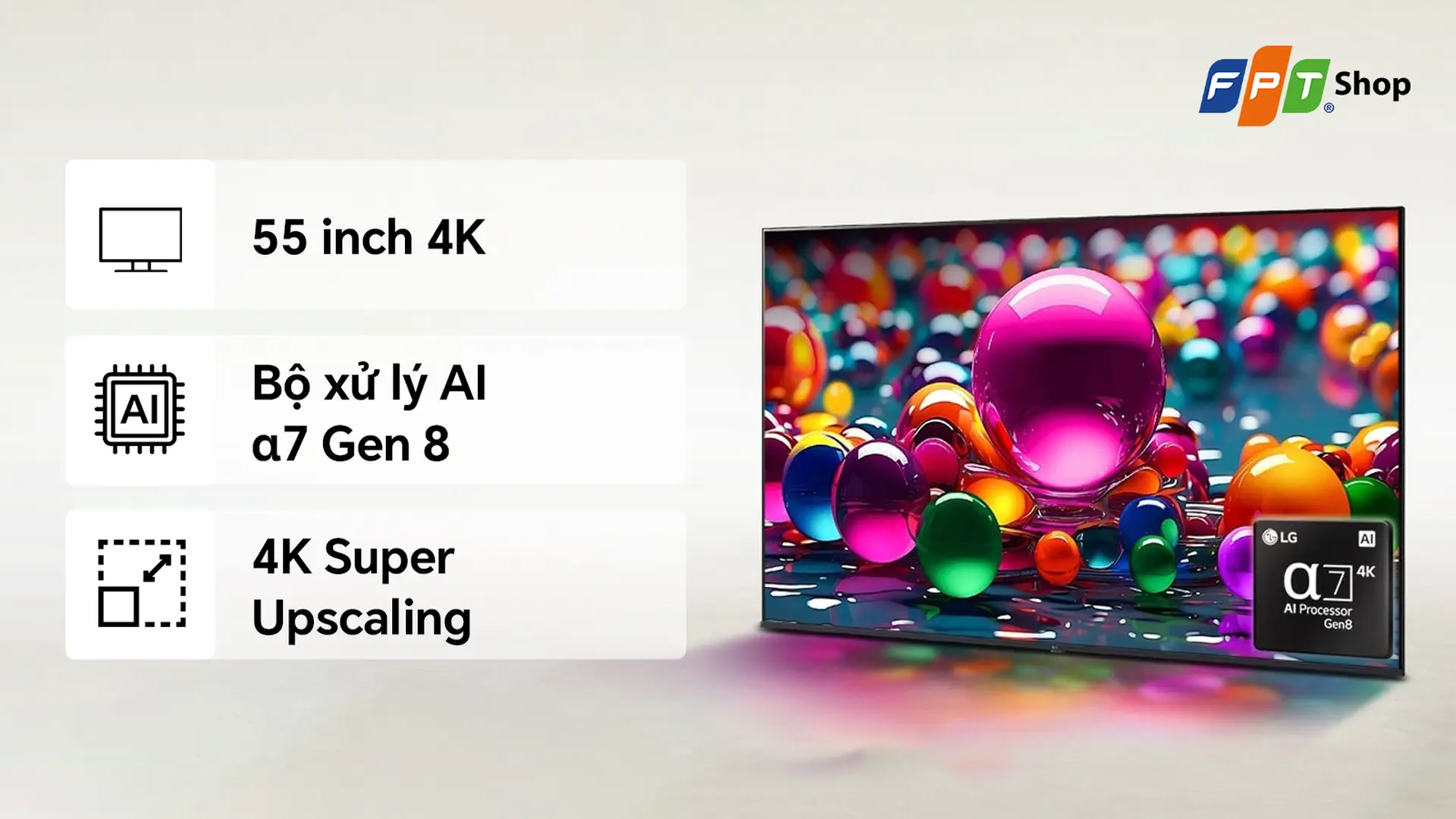 LG Smart TV 55 inch 4K 55UA8450PSA