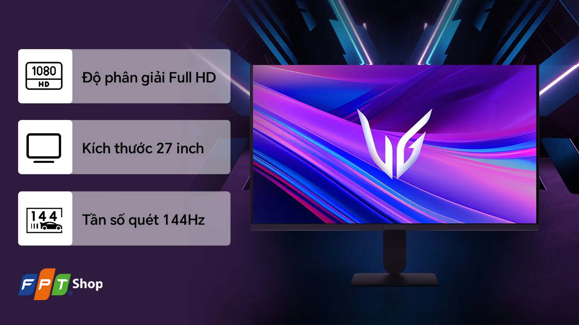 LG UltraGear 27G411A-B.ATV 27 inch/FHD/IPS/144 Hz