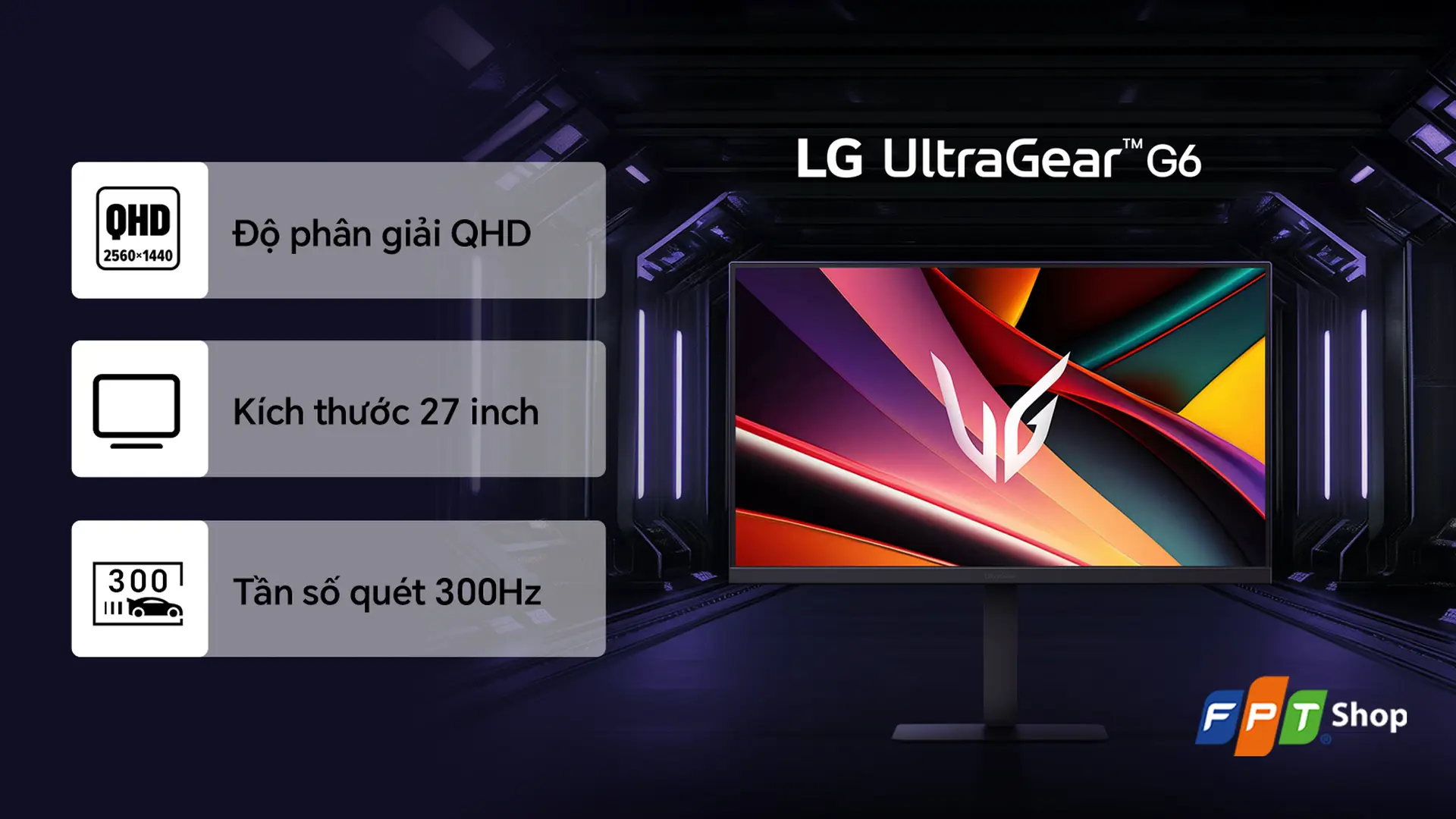 LG UltraGear 27G640A-B.ATVQ 27 inch/QHD/IPS/300 Hz