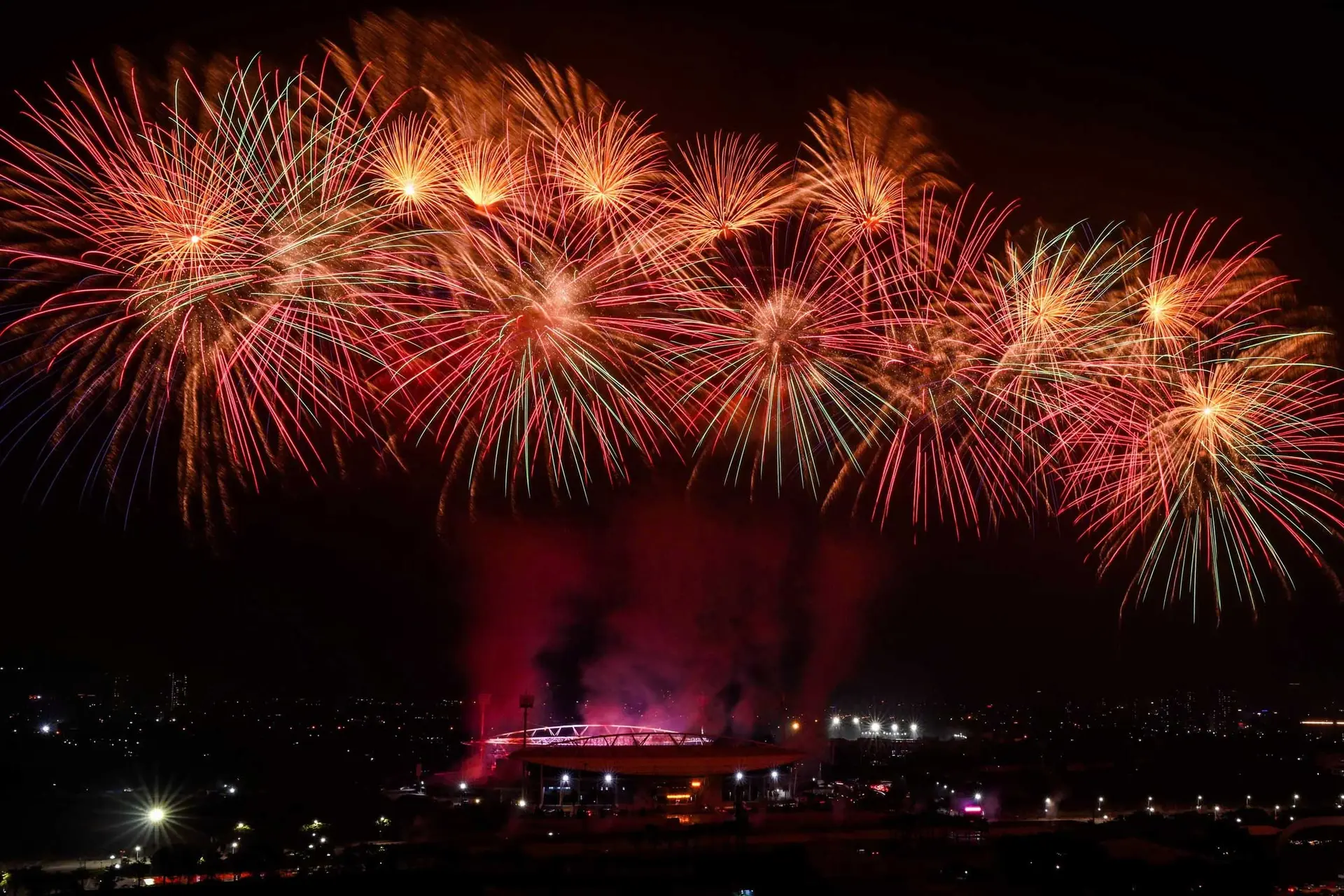 Lịch bắn pháo hoa tại sân Mỹ Đình ngày 23/1