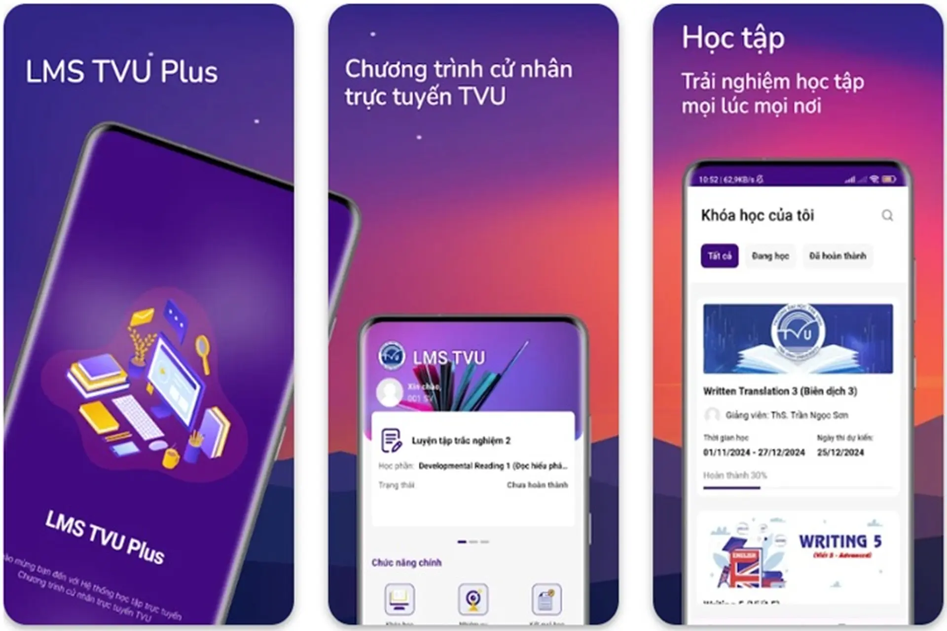 Tải LMS TVU-Onschool Plus: Giải pháp học tập trực tuyến cho sinh viên trường TVU