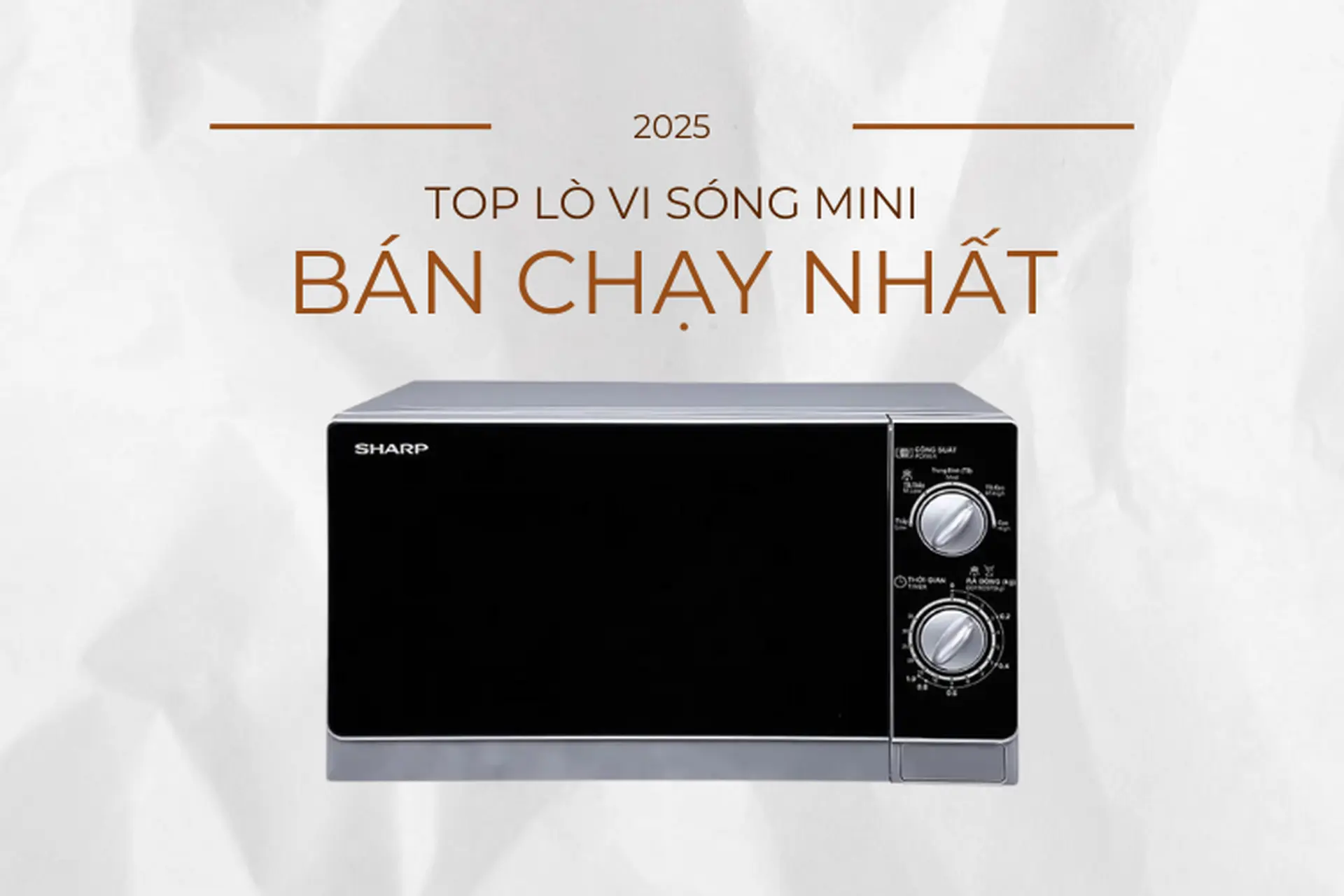 Điểm danh top lò vi sóng mini bán chạy nhất 2025: Nhỏ gọn, tiện lợi, giá siêu tốt