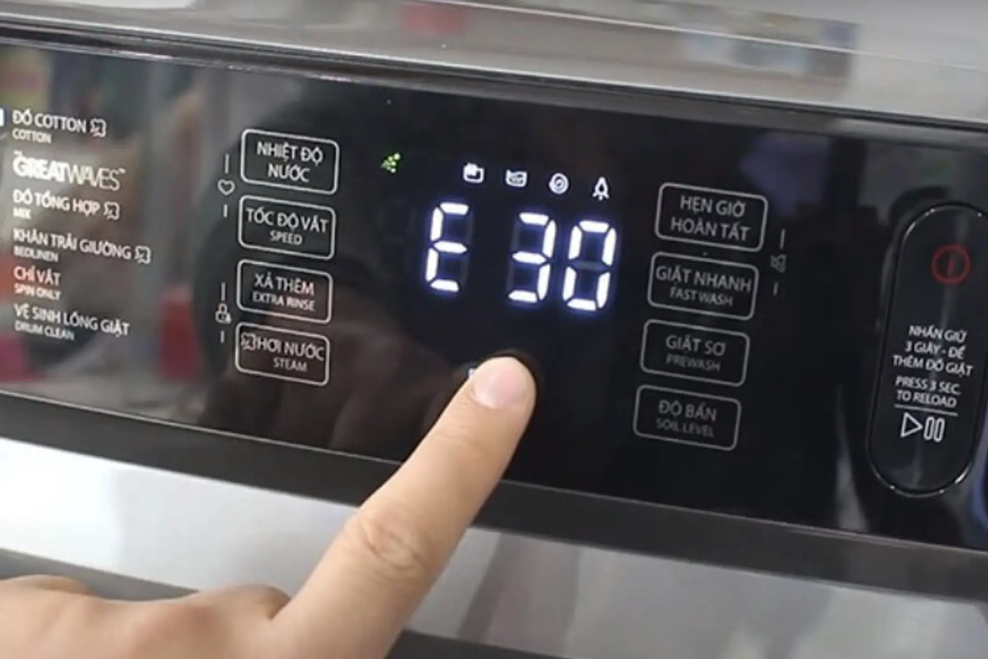 Lỗi E30 máy giặt Casper là gì? Khám phá nguyên nhân và cách khắc phục siêu đơn giản trong một nốt nhạc