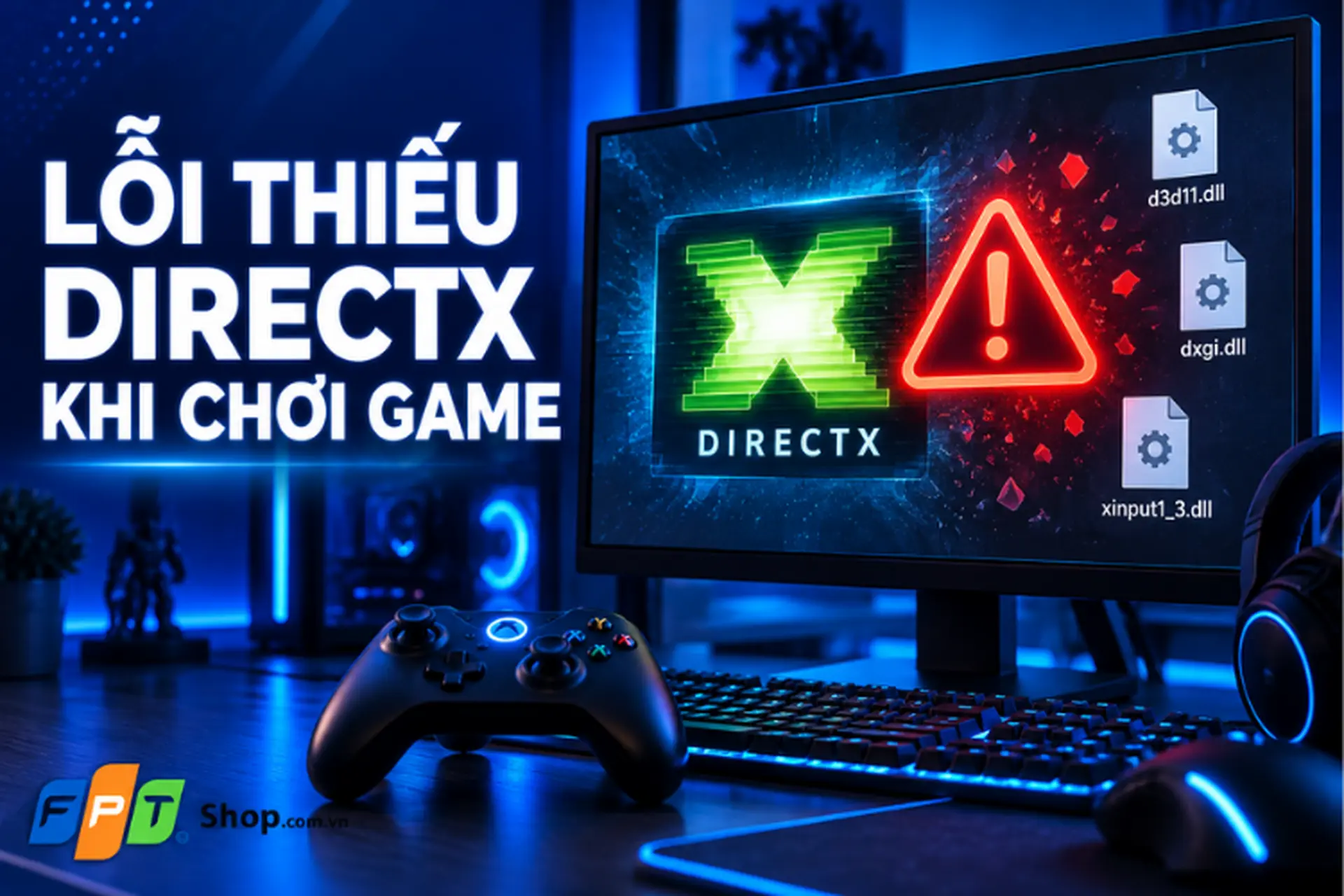 Lỗi thiếu DirectX khi chơi game: Nguyên nhân, dấu hiệu và cách khắc phục hiệu quả trên Windows