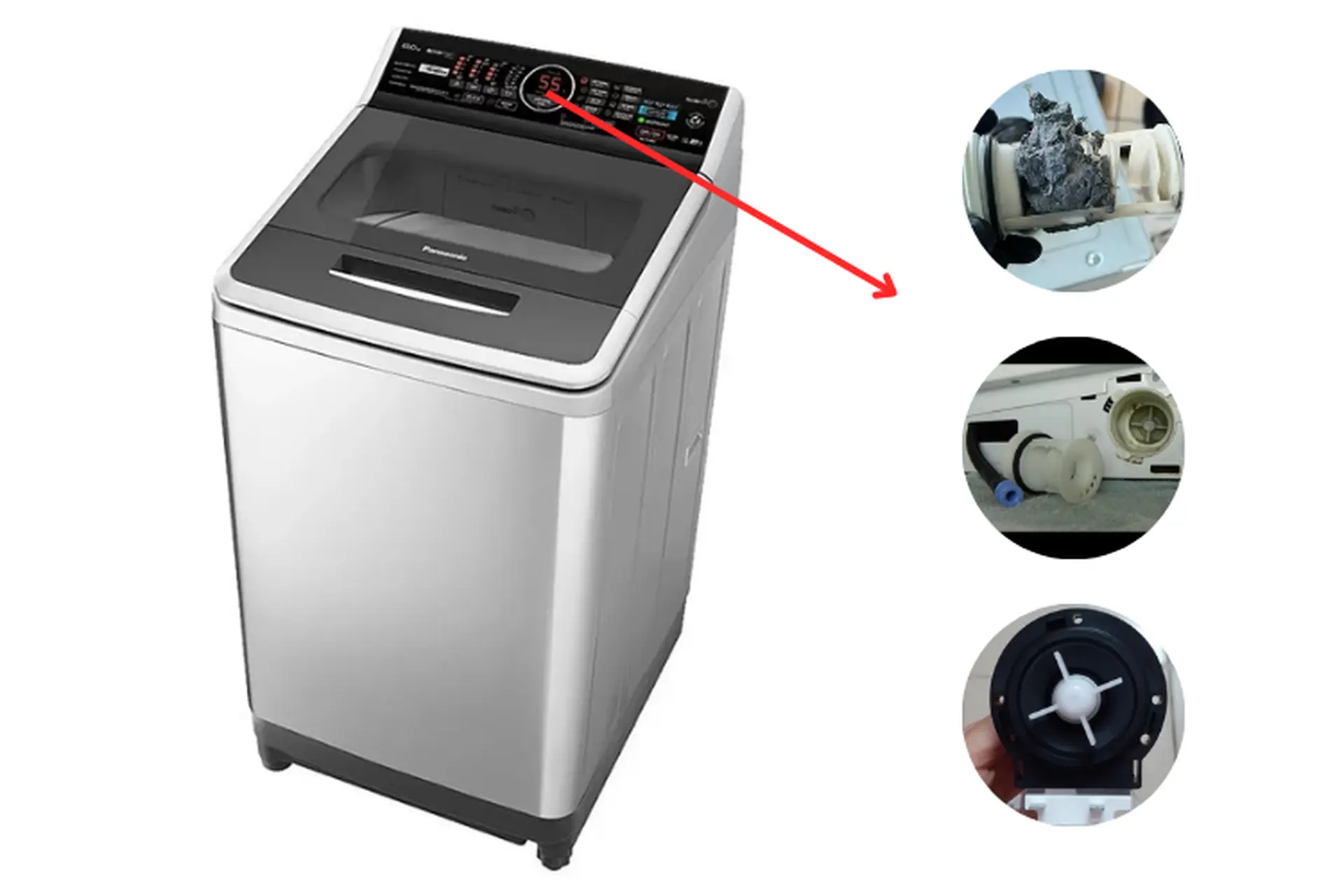 Lỗi U18 trên máy giặt Panasonic nội địa do nguyên nhân nào gây ra? Hướng dẫn cách khắc phục chi tiết