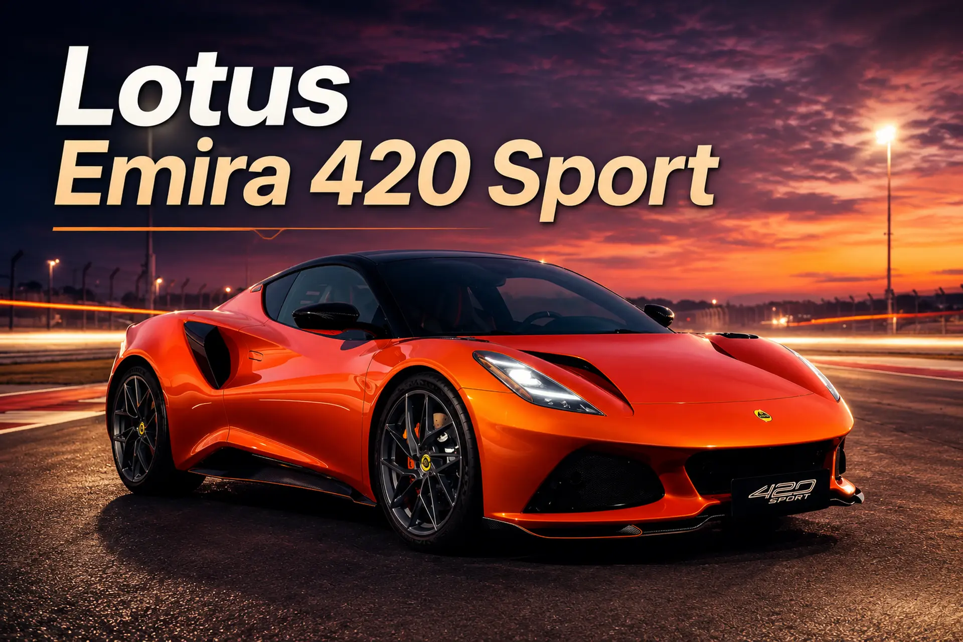 Ra mắt xe Lotus Emira 420 Sport: Dòng xe coupe thể thao mới đậm chất đường đua