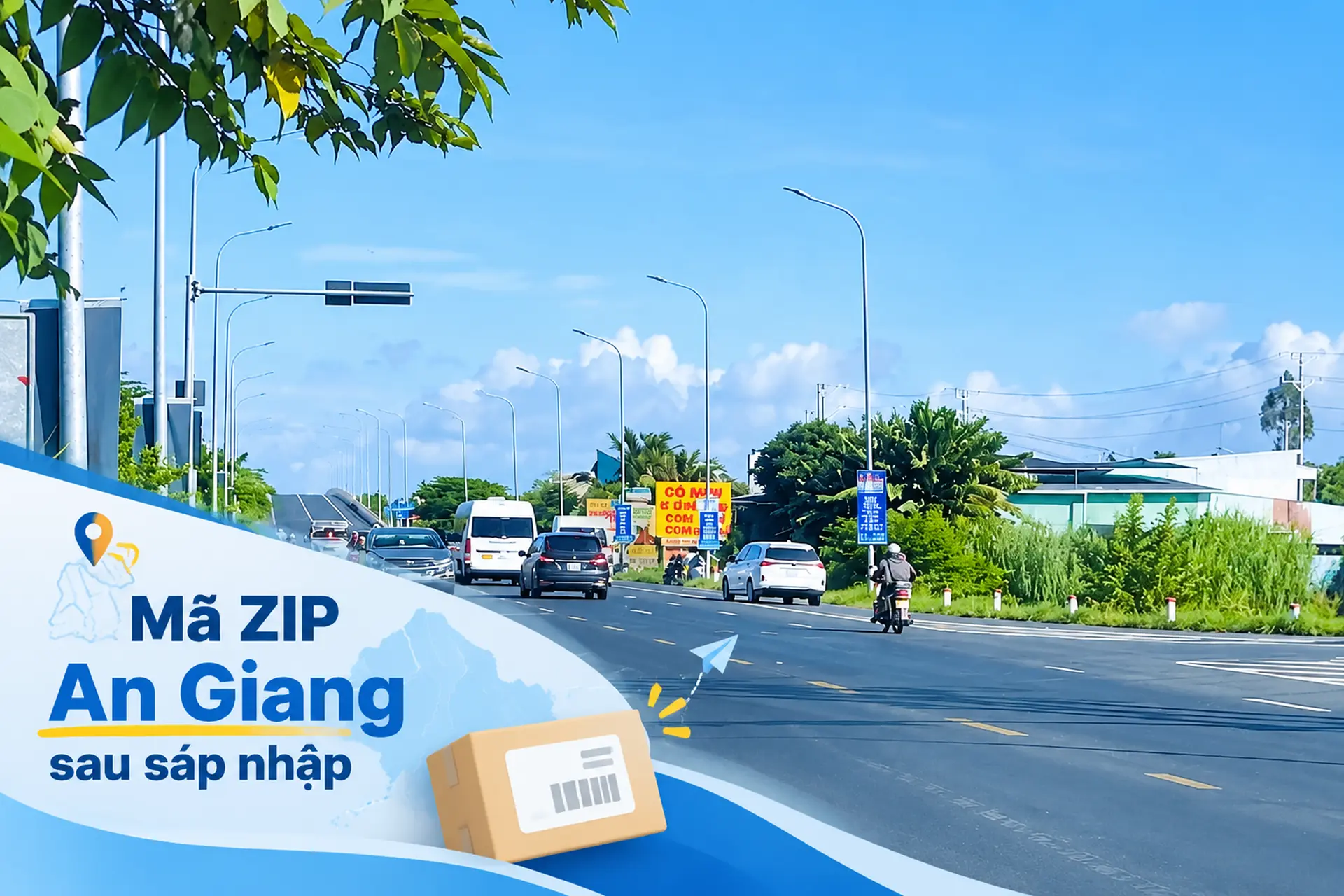 Mã ZIP An Giang sau sáp nhập mới nhất: Tra cứu mã bưu chính 102 xã, phường và đặc khu