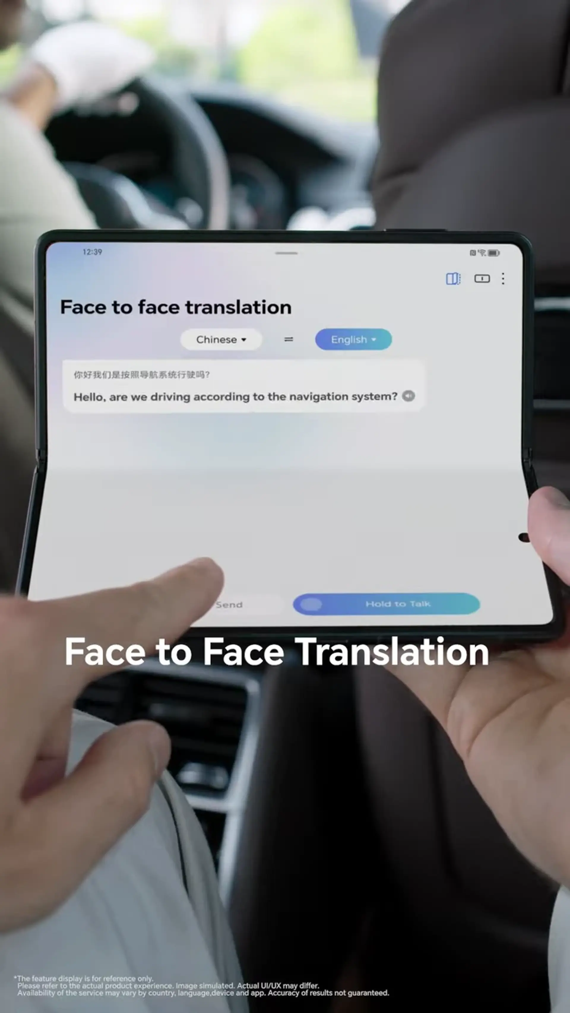 Tính năng Dịch Trực Tiếp trên HONOR Magic V3