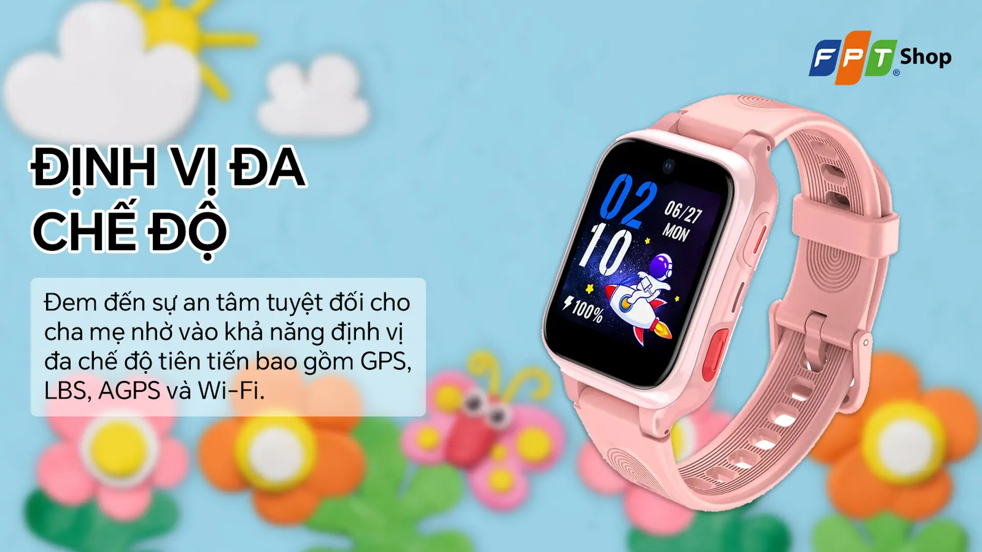 Đồng hồ định vị trẻ em Masstel Smart Hero 30