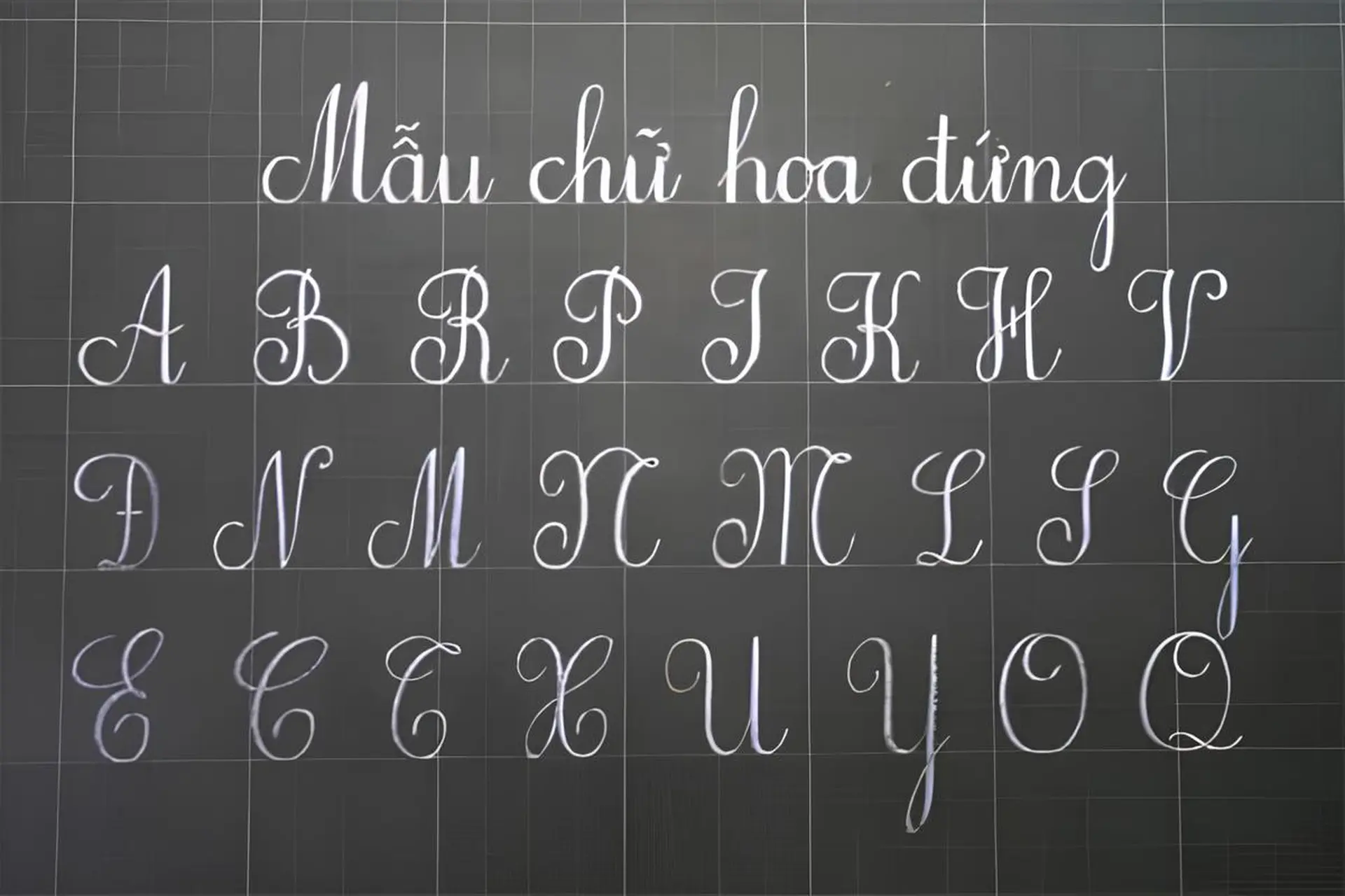 Bí quyết viết đẹp mẫu chữ viết lớp 1 chuẩn 5 ô ly và những lưu ý quan trọng