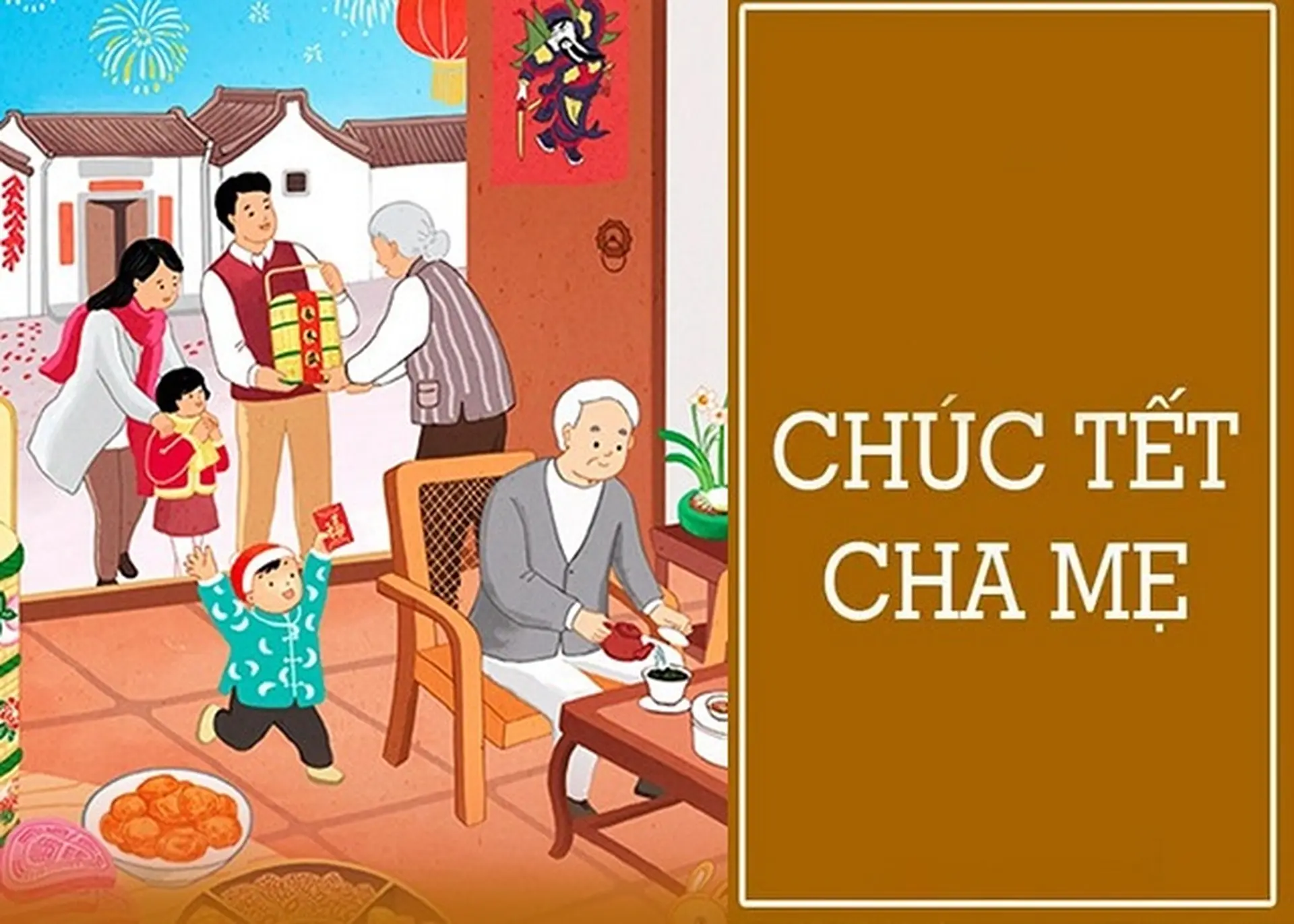 Tham khảo danh sách mẫu lời chúc tết 2025 bố mẹ hay, ý nghĩa và cảm động nhất