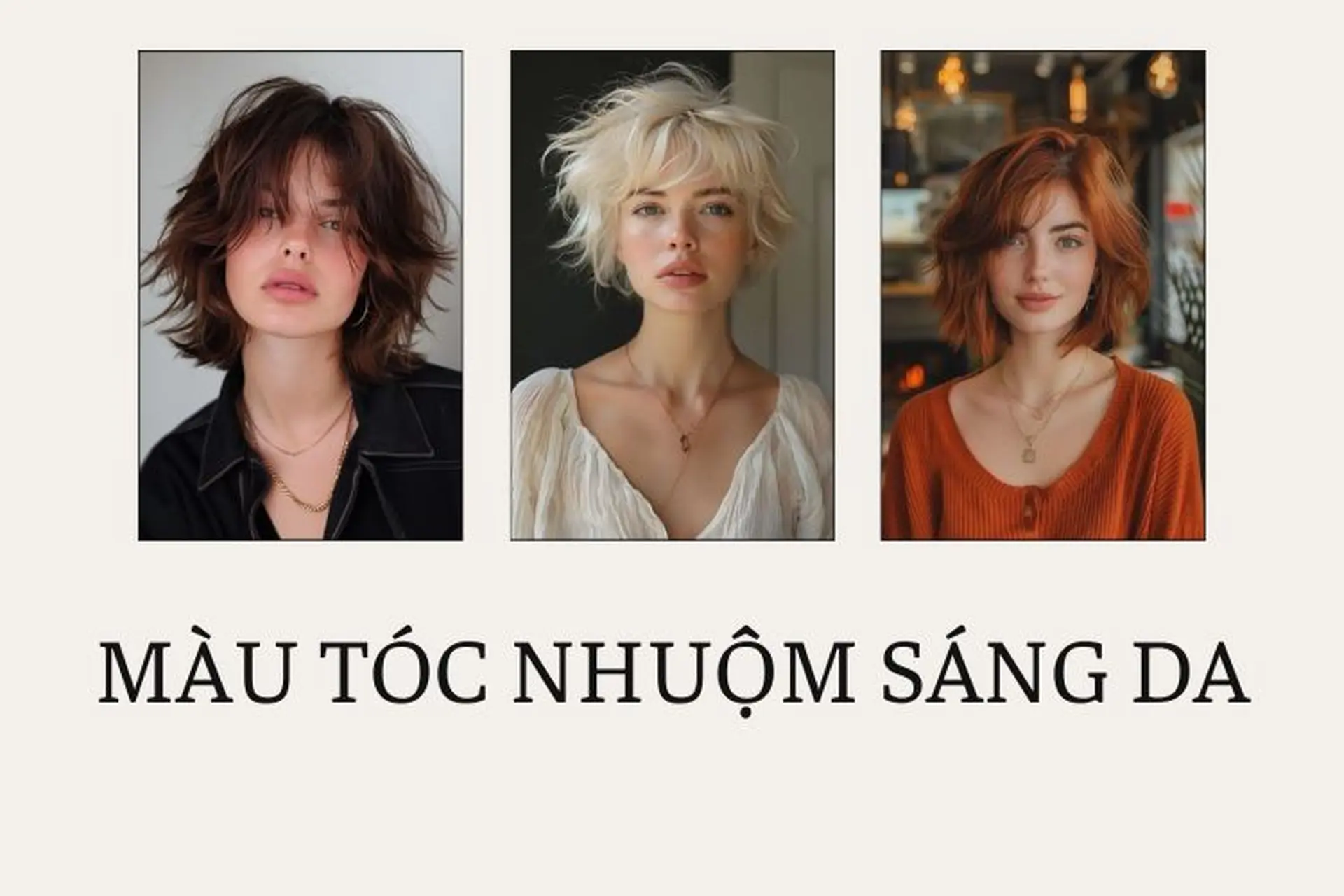 Top 10 màu tóc nhuộm sáng da bật tone, thời thượng, giúp bạn thăng hạng nhan sắc