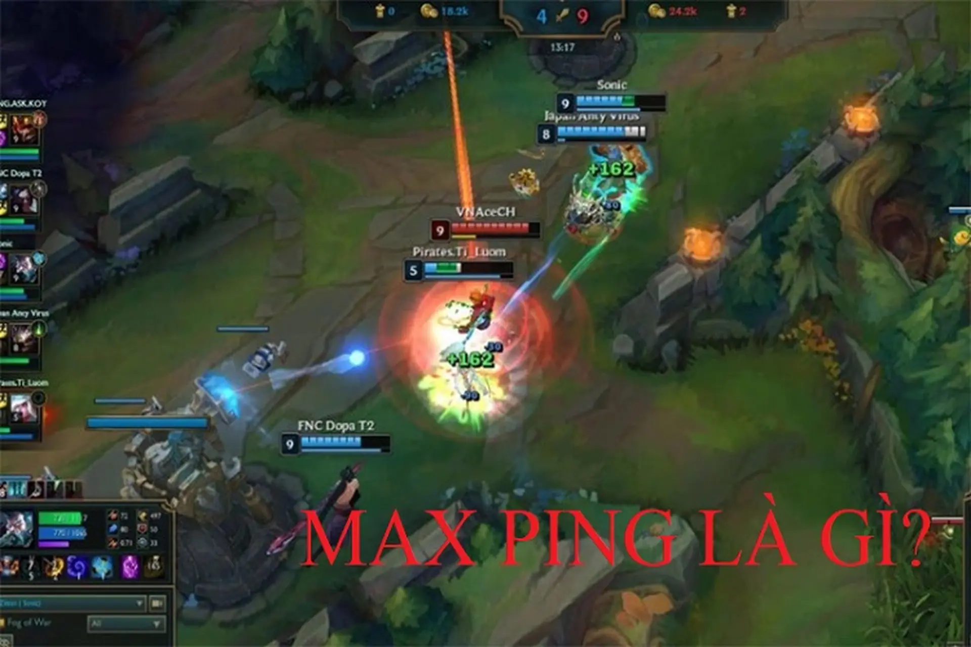 Max ping là gì? Thuật ngữ max ping được hiểu như thế nào trong các tựa game?