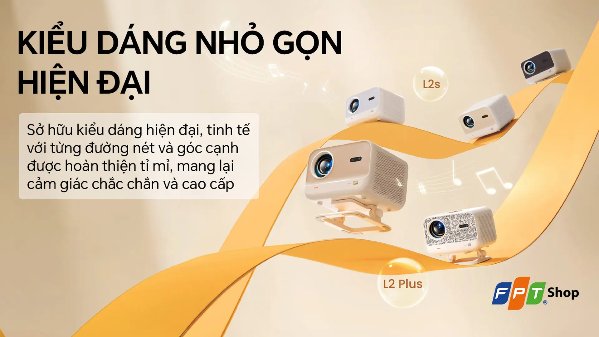 Máy chiếu Yaber L2 Plus/FHD 1080p/700 ANSI/Android