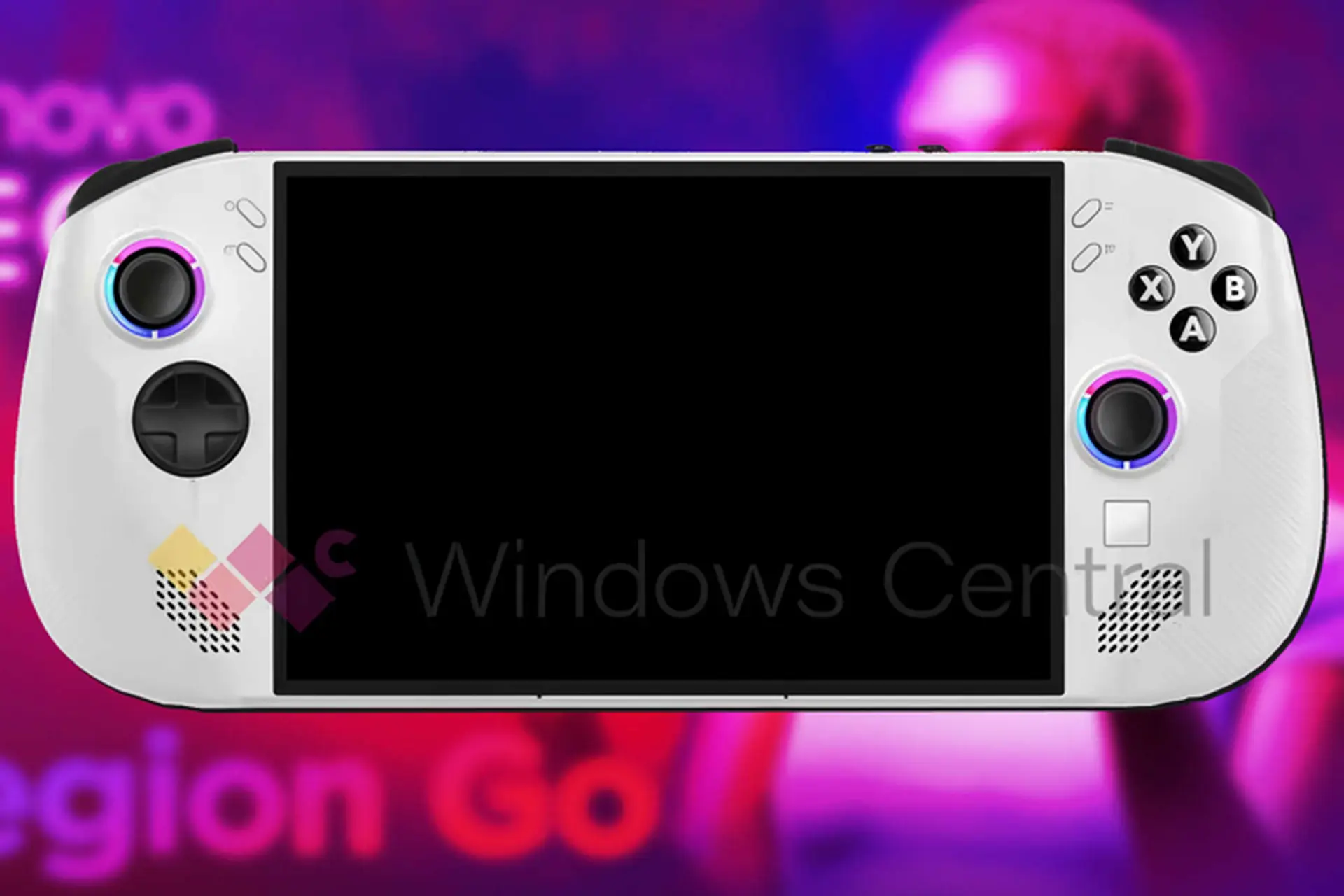 Máy chơi game cầm tay Lenovo Legion Go S xuất hiện trong ảnh thiết kế