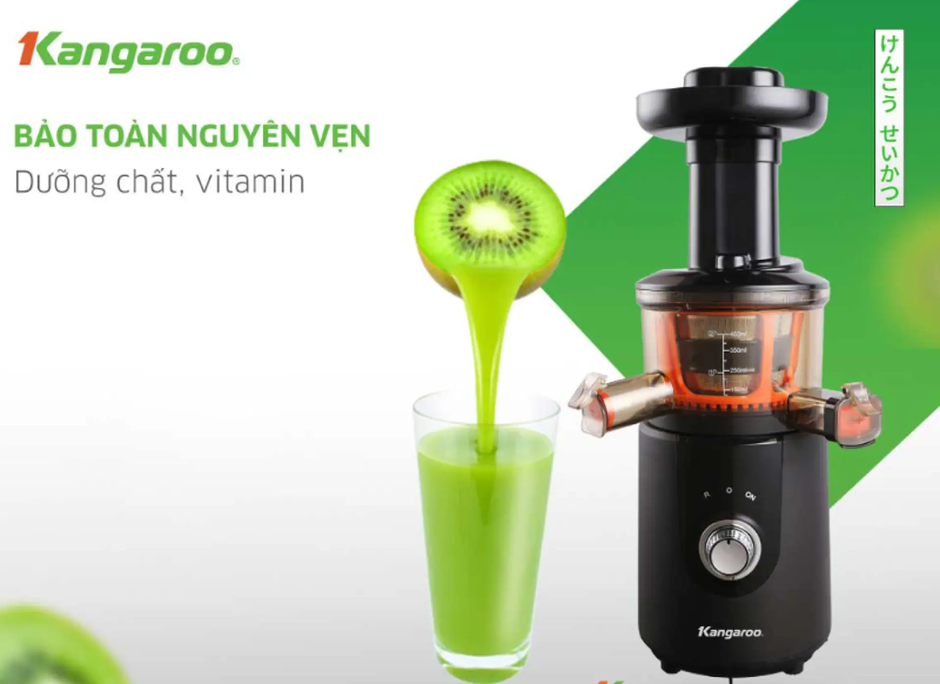 Máy ép chậm Kangaroo tốt nhất 2026: Top 5 lựa chọn bền bỉ, ép kiệt bã đáng mua
