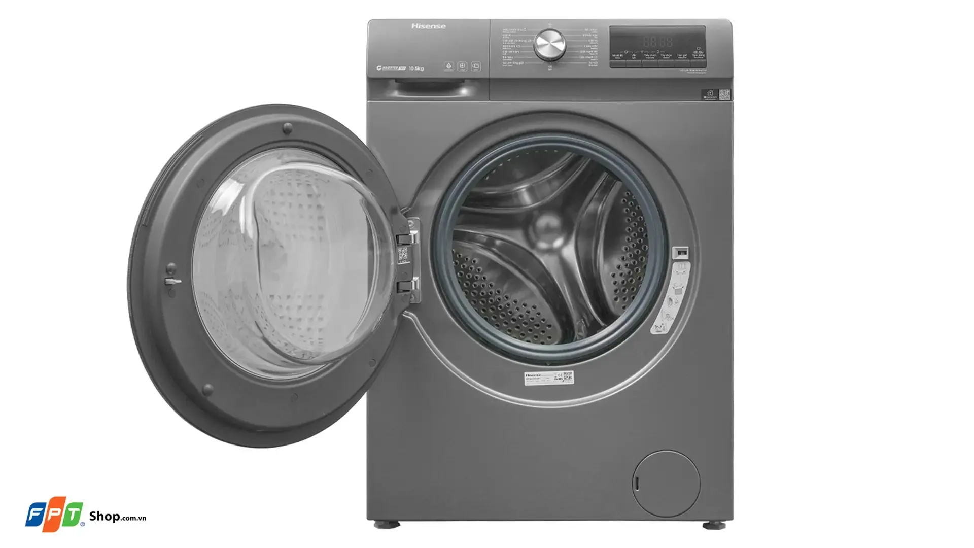 Top 3 máy giặt Hisense cửa ngang đáng mua nhất 2026: Thiết kế hiện đại, hiệu suất cao, tiết kiệm điện