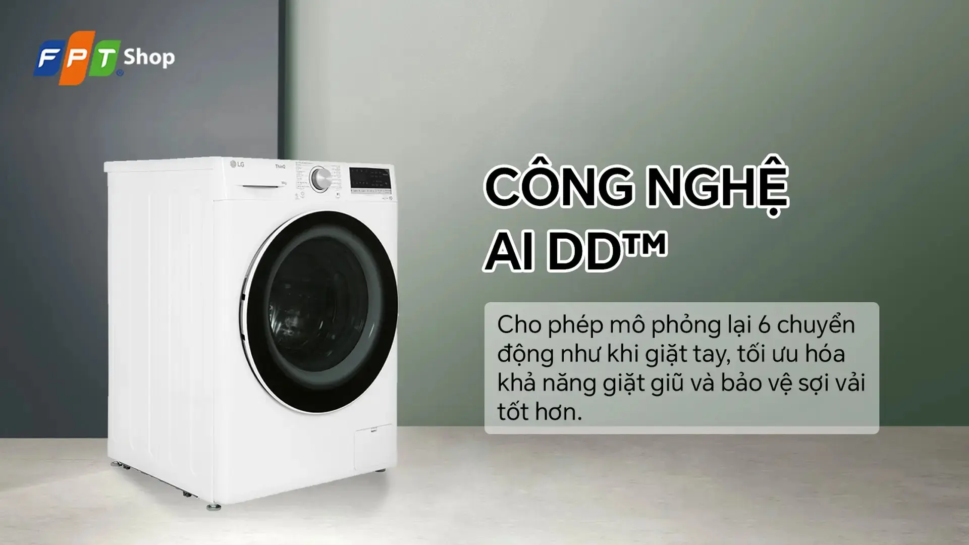 Top 5 máy giặt LG bán chạy 2025 tại FPT Shop: Nhiều chương trình giặt, loại bỏ vết bẩn hiệu quả