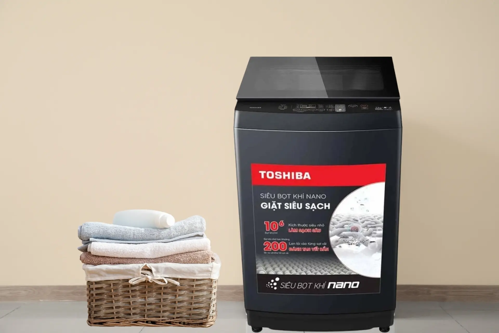 Đánh giá máy giặt Toshiba Inverter 13 kg AW-DUM1400LV (MK) có tốt không?