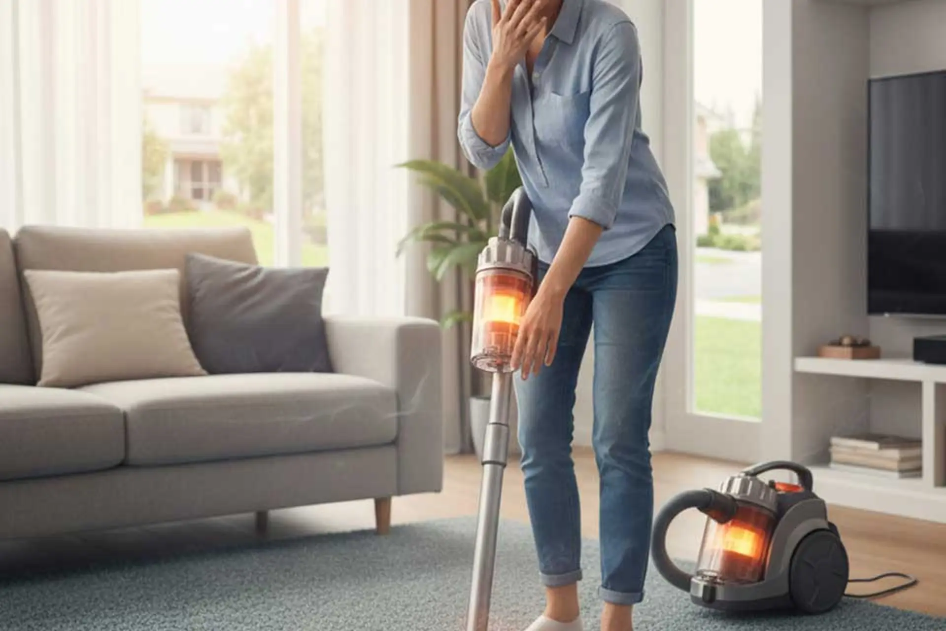 Máy hút bụi có mùi khét: Các nguyên nhân dễ bị bỏ qua và cách xử lý an toàn tại nhà