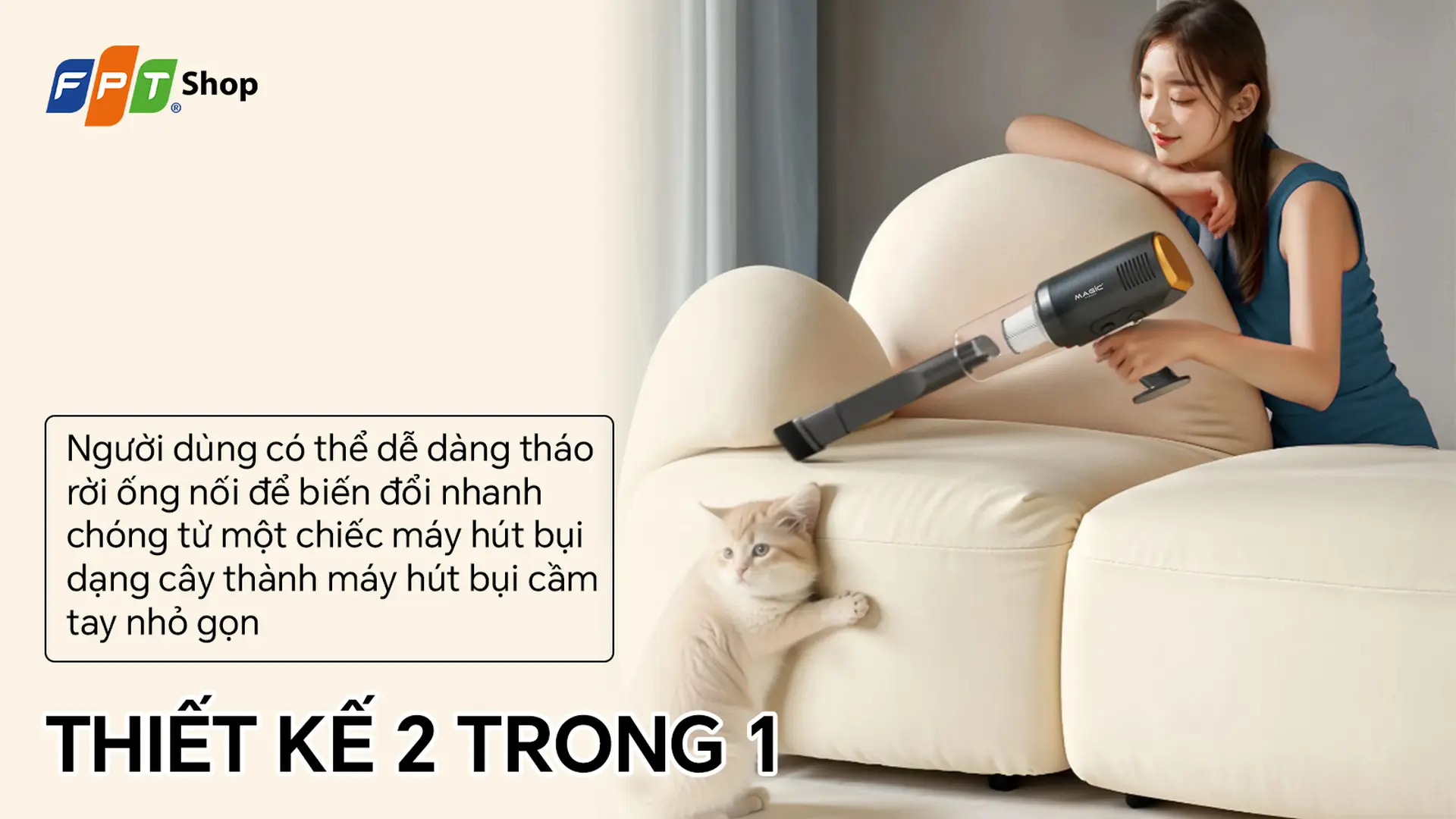 Máy hút bụi không dây Magic A-062