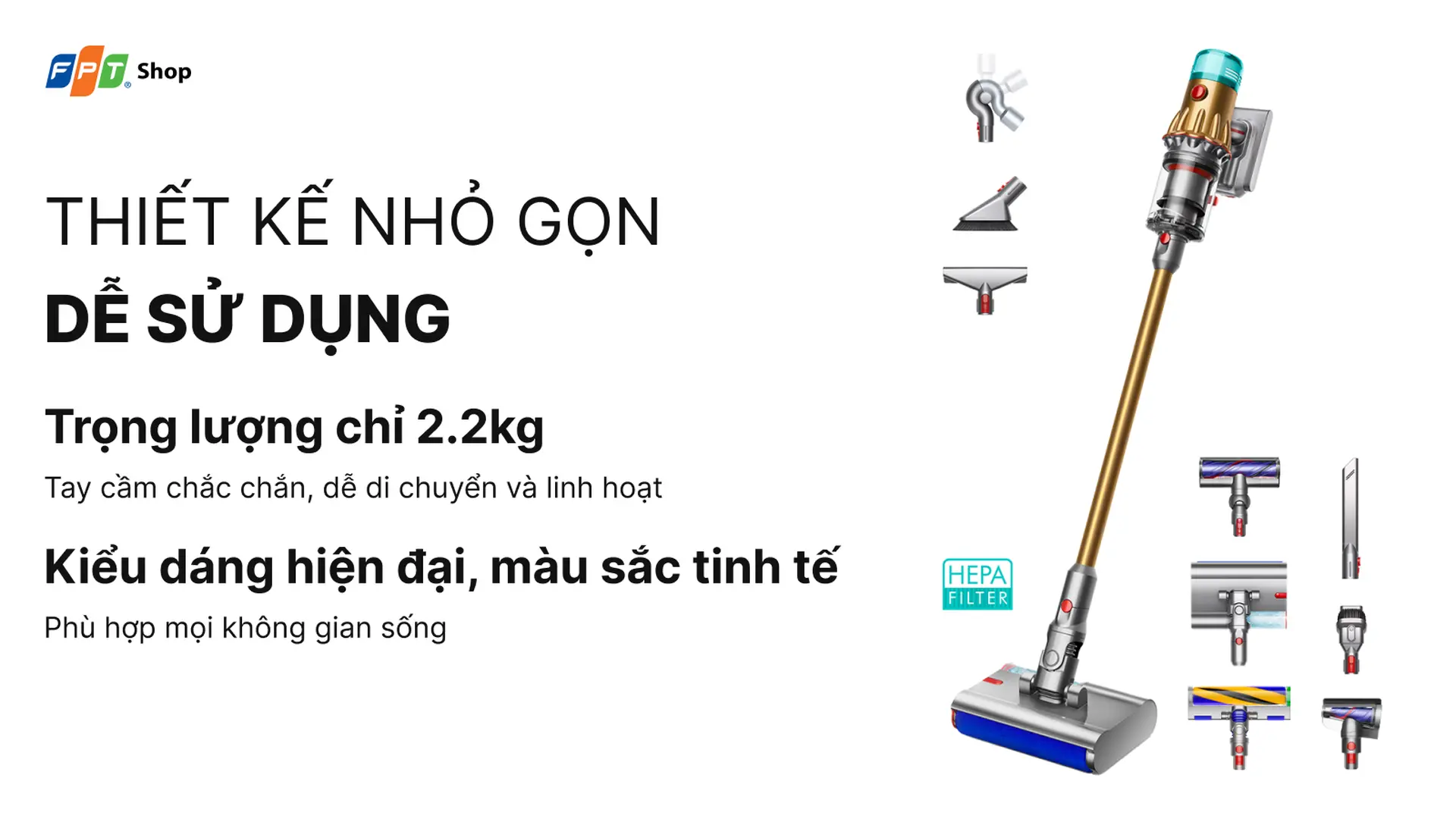 Máy hút bụi lau nhà Dyson V12s Detect Slim Submarine