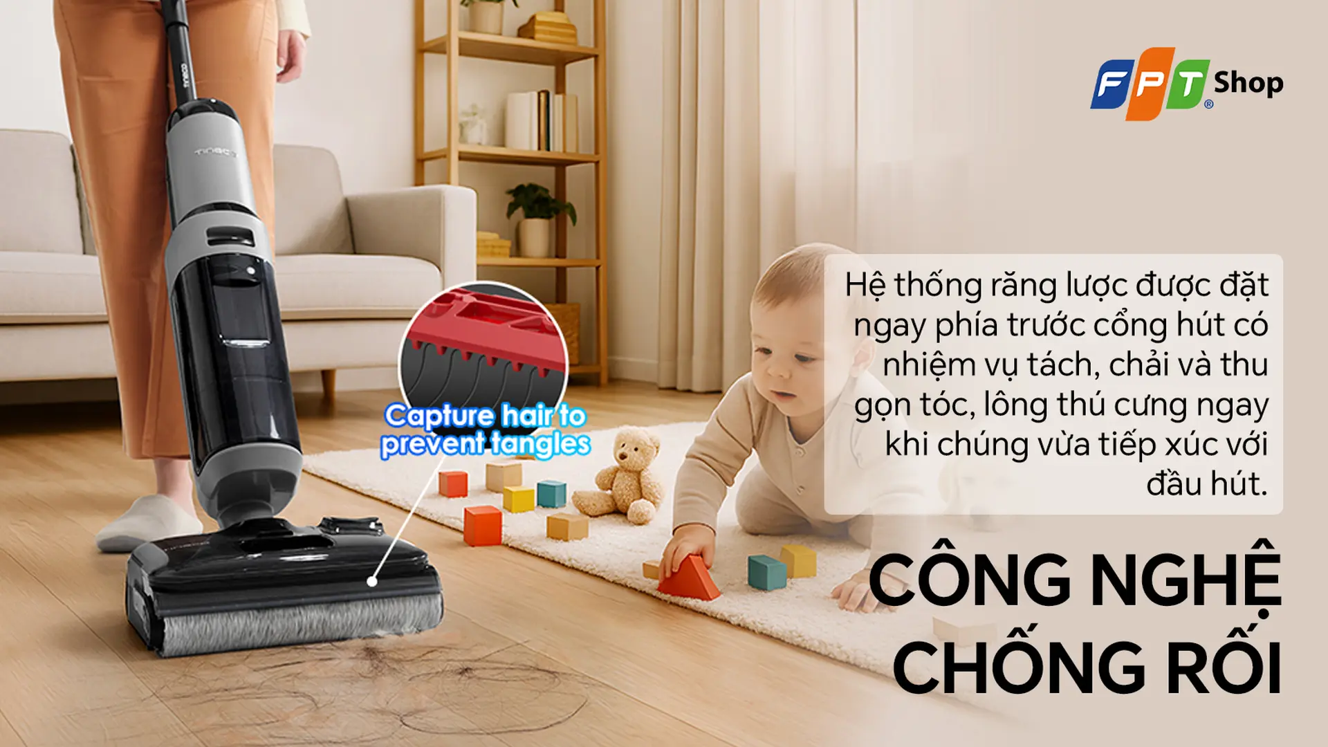 Máy hút bụi lau nhà không dây Tineco Floor One i5 Stretch Plus