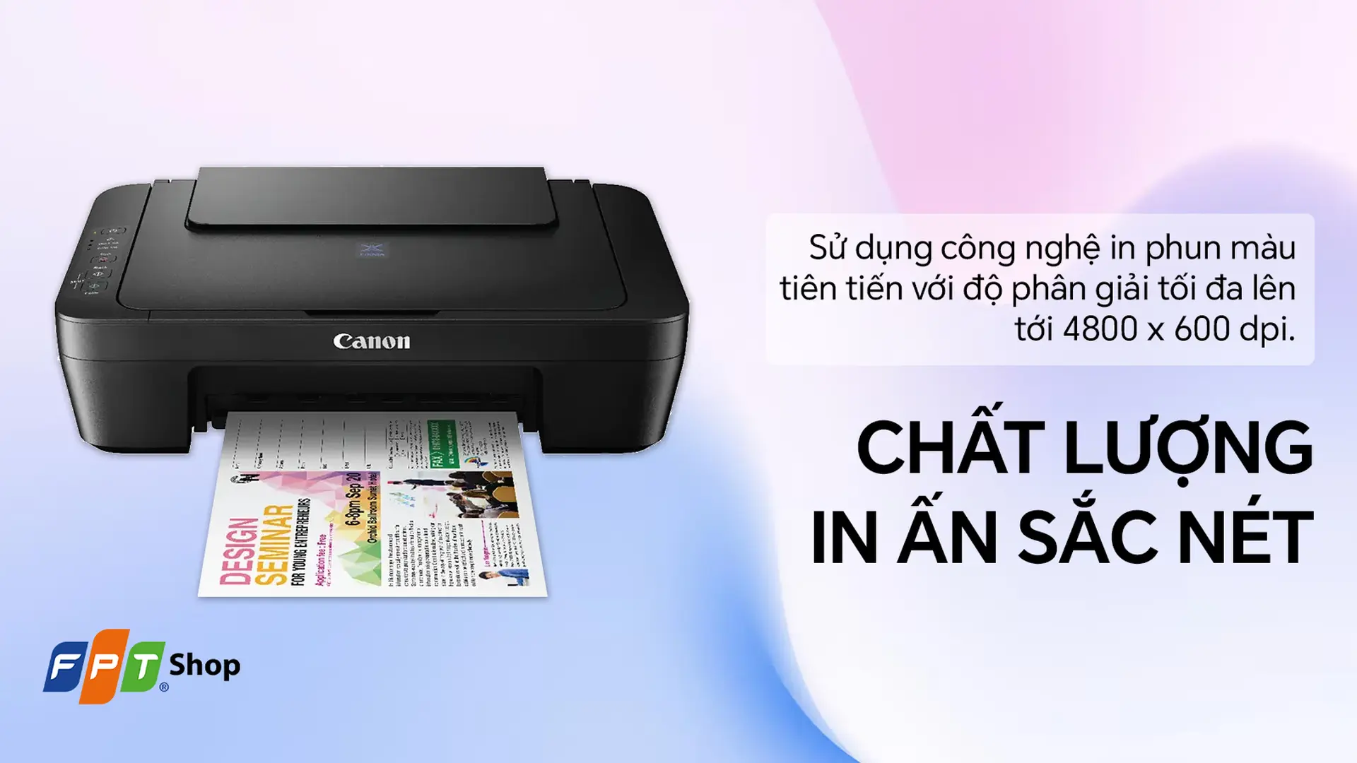 Máy in phun màu đa năng Canon E410