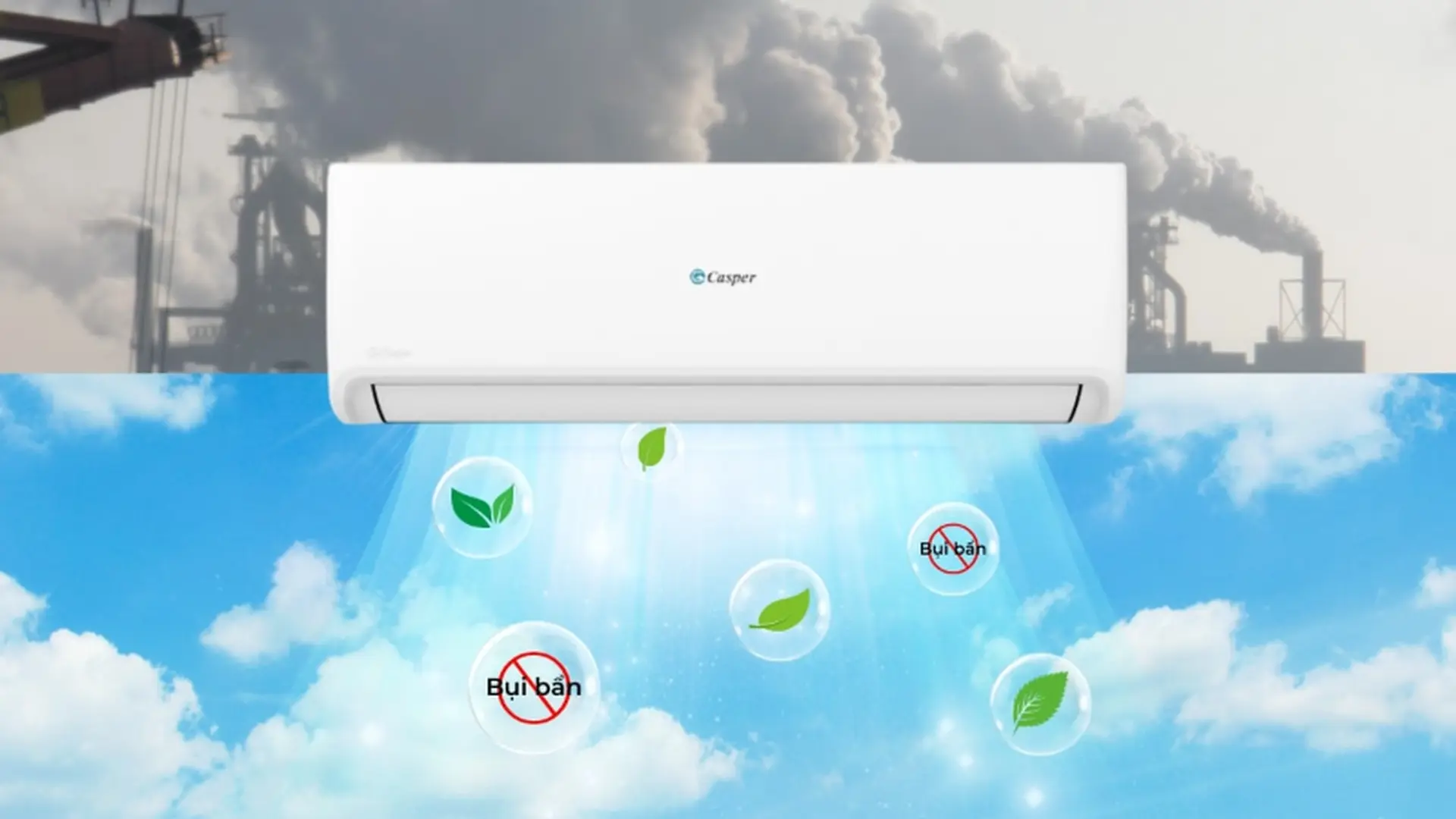Đánh giá máy lạnh Casper Inverter 1 HP GC-09IS35: Thiết kế, công nghệ và tính năng chi tiết