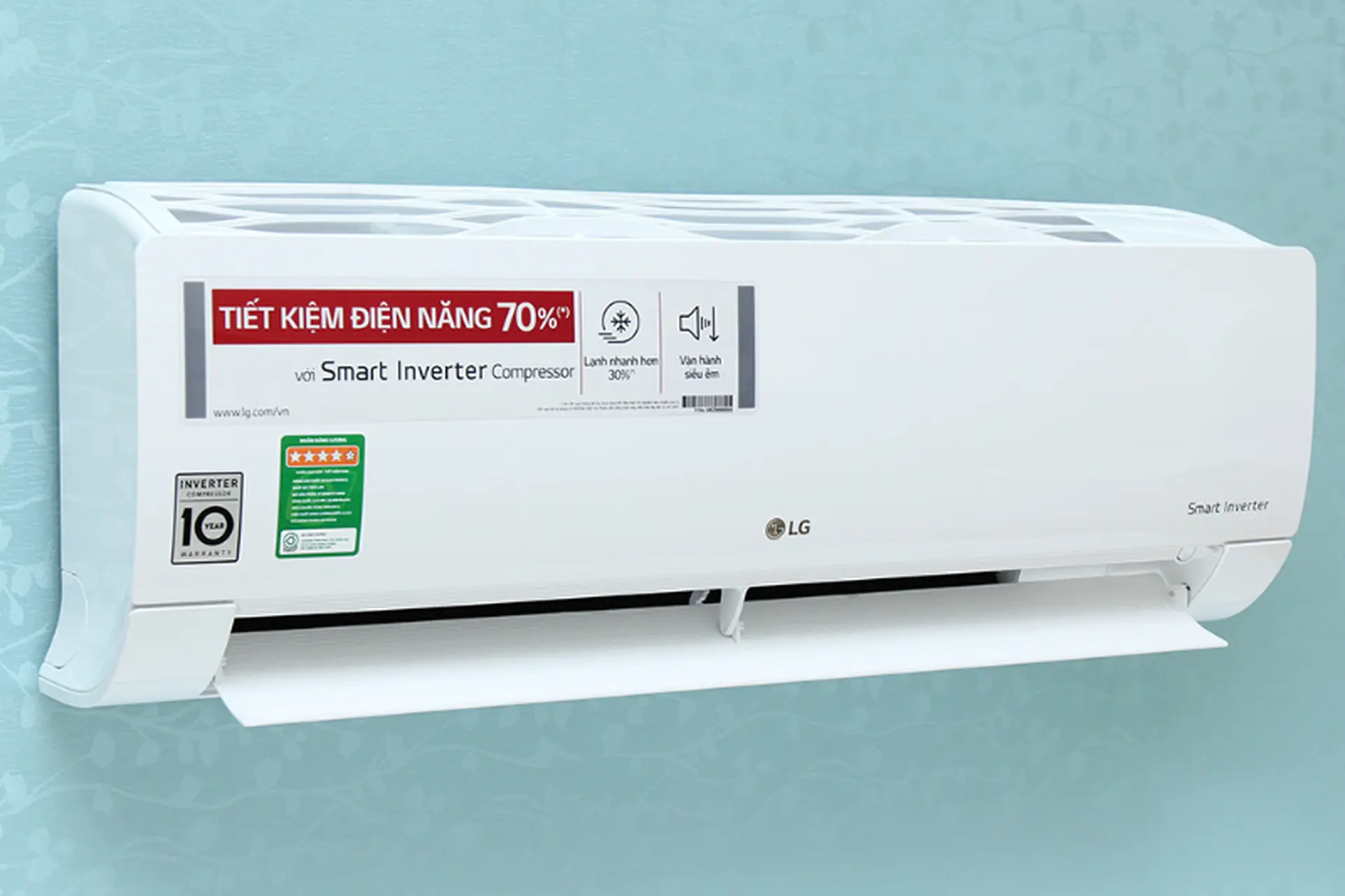 Máy lạnh LG V13ENS: Thiết kế hiện đại, làm lạnh nhanh và tiết kiệm điện vượt trội